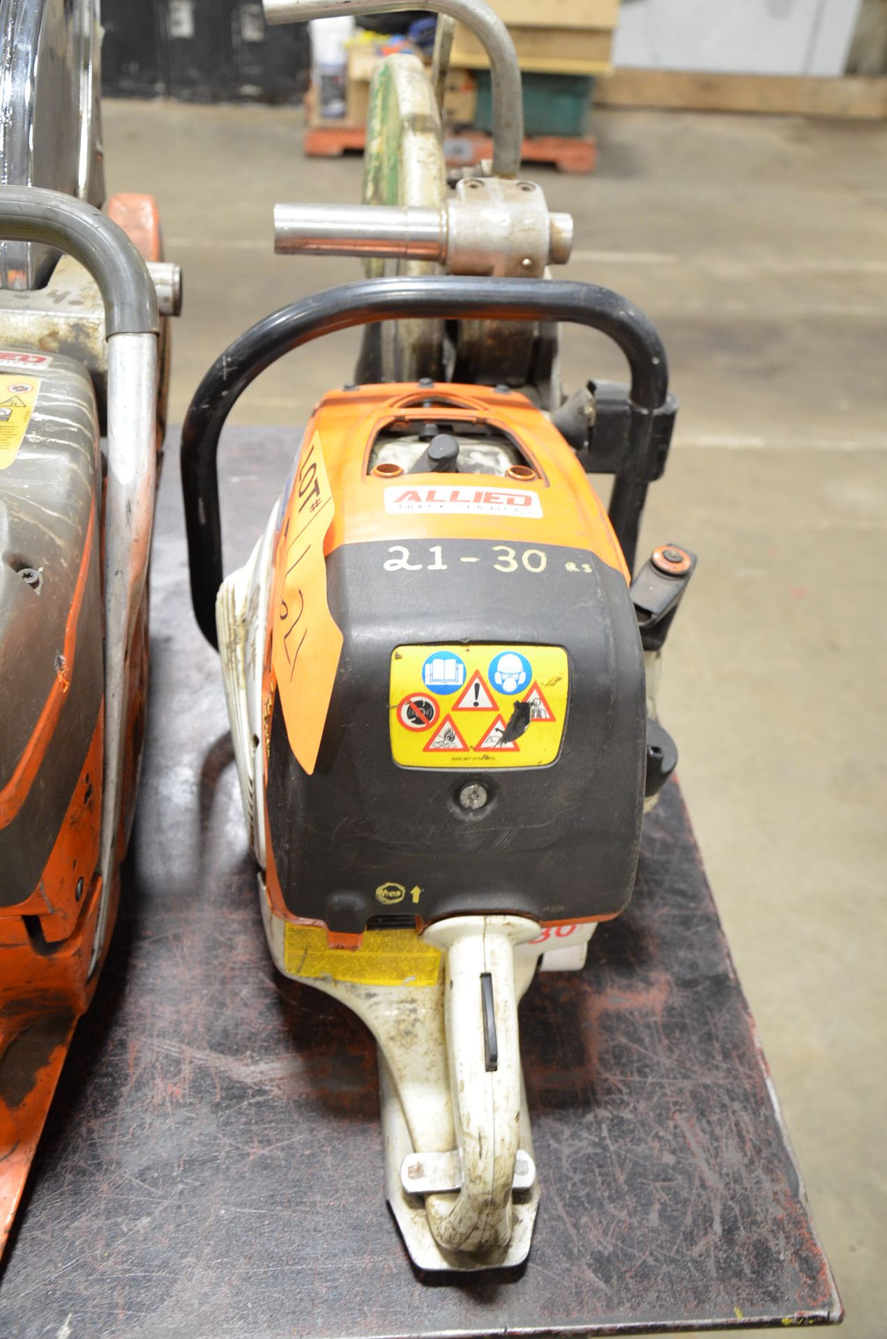 GEISMAR STIHL GAS POWERED ABRASIVE CUT OFF SAW, S/N N/A (LOCATED AT 169A S SERVICE RD, GRIMSBY, - Image 2 of 4