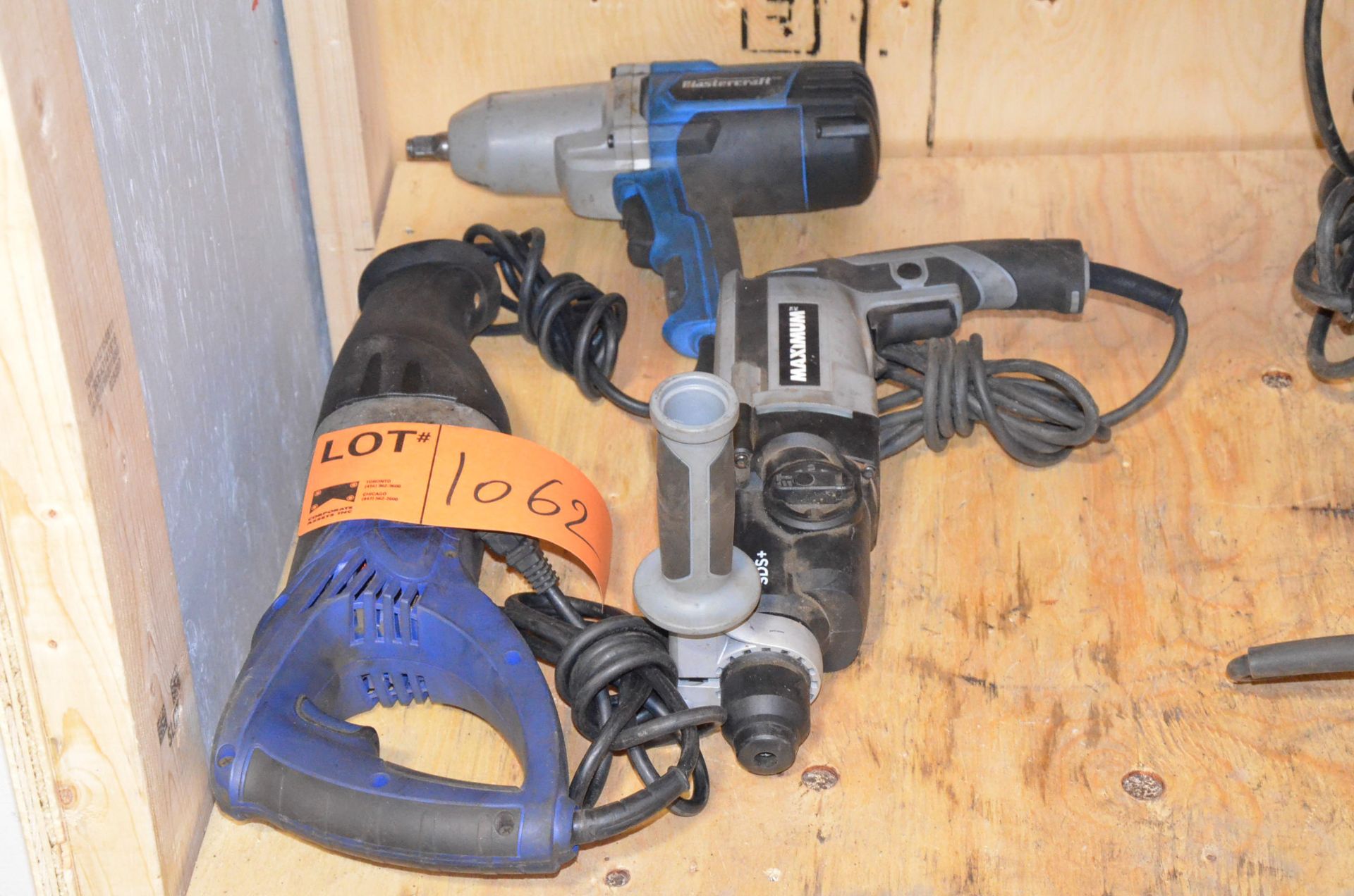 LOT/ MASTERCRAFT ELECTRIC POWER TOOLS (LOCATED AT 169A S SERVICE RD, GRIMSBY, ON, L3M 4H6)