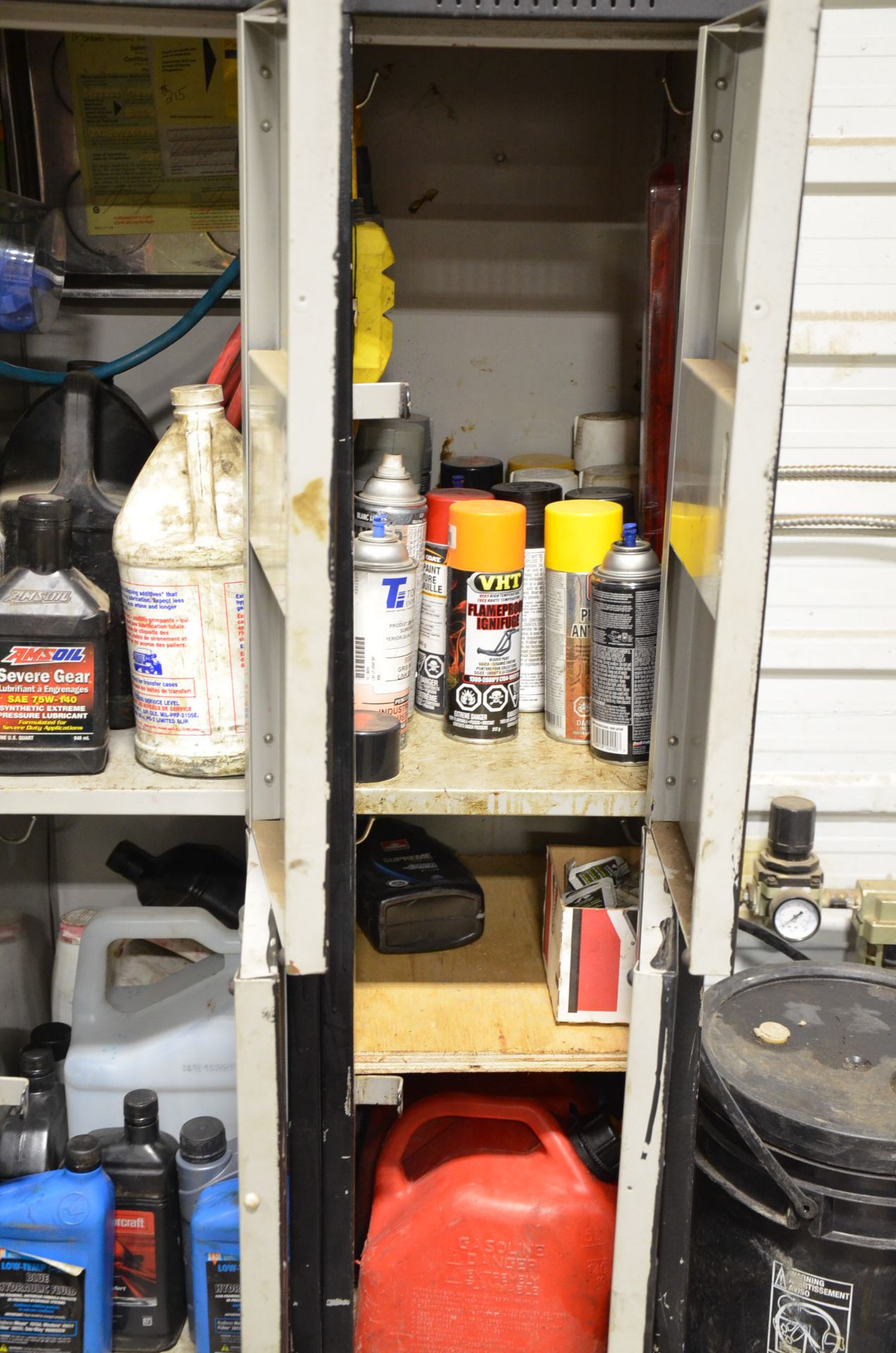 LOT/ CABINET WITH AUTOMOTIVE PARTS, CONSUMABLES, OILS AND LUBRICANTS (LOCATED AT 169A S SERVICE - Image 14 of 15