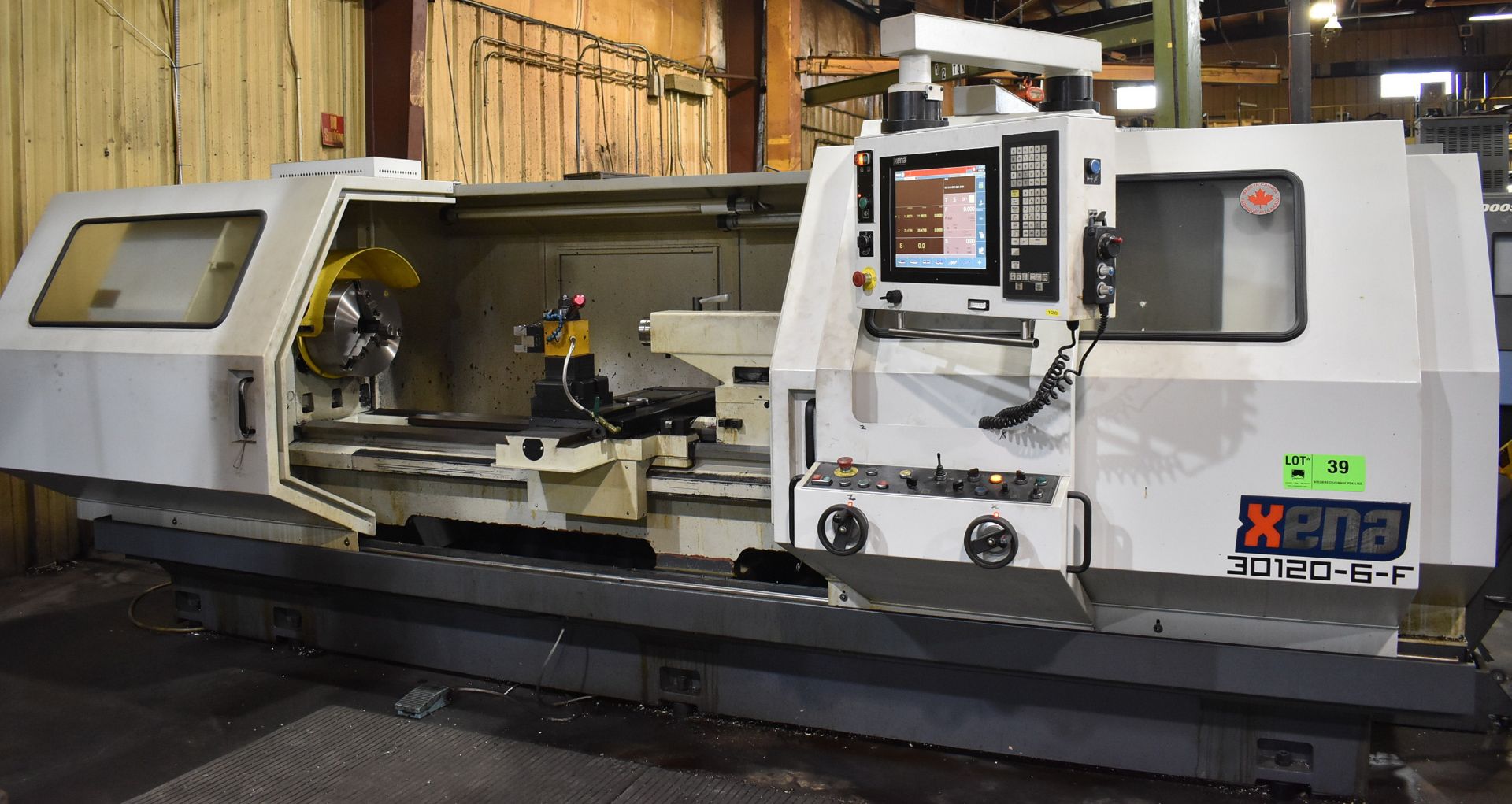 XENA (2016) 30120-6-F CNC GAP BED LATHE WITH XENA/FAGOR AUTOMATION CNC TOUCH SCREEN CONTROL, 16" 3-