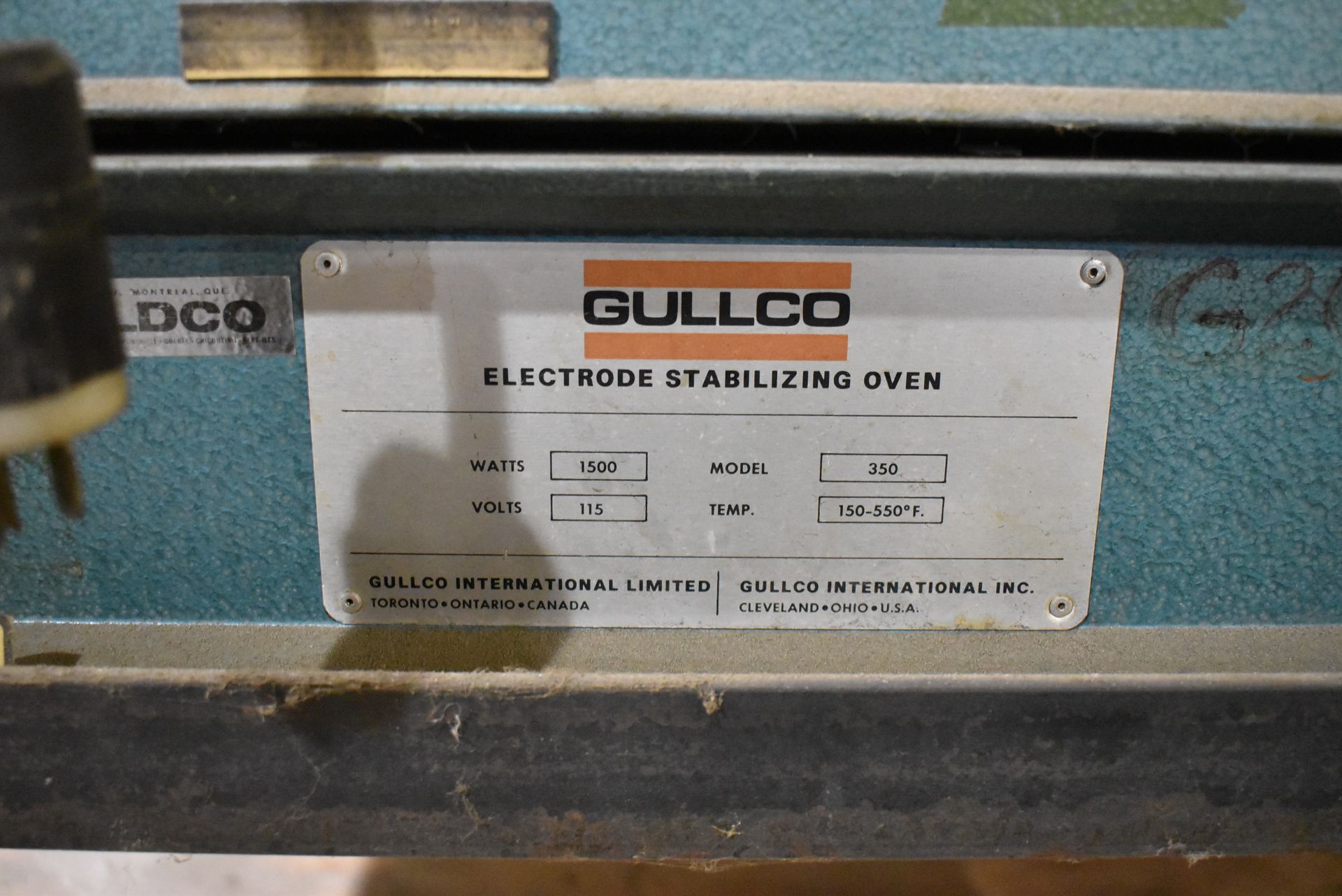 LOT/ GULLCO WELDING ELECTRODE OVEN, (2) THERMAL DYNAMICS PLASMA CUTTING POWER SOURCES, CRATE WITH - Image 3 of 10