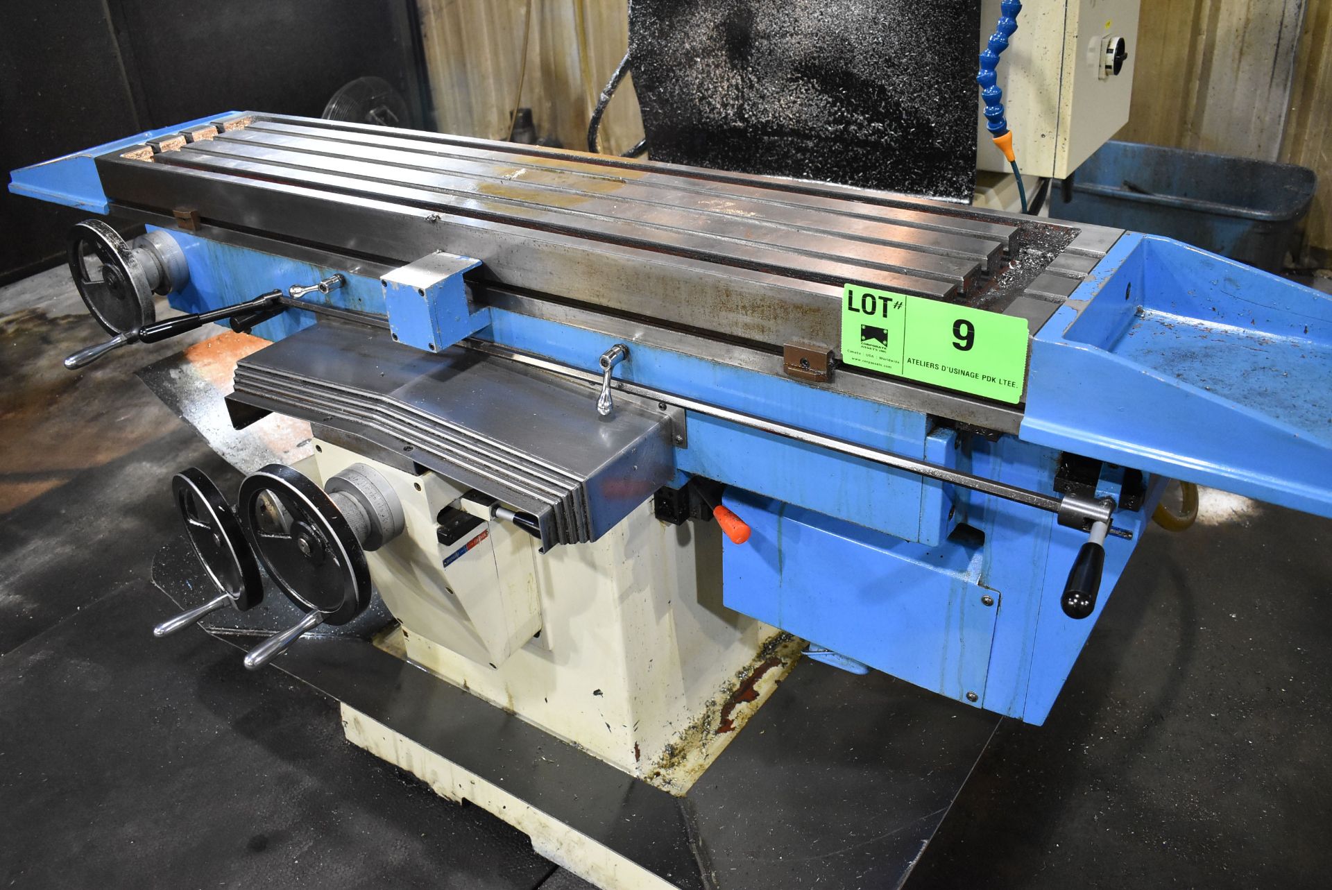 ROYAL BM-5V VERTICAL MILLING MACHINE WITH 59"X12" TABLE, SPEEDS TO 4200 RPM, POWER FEED TABLE, FAGOR - Image 3 of 7