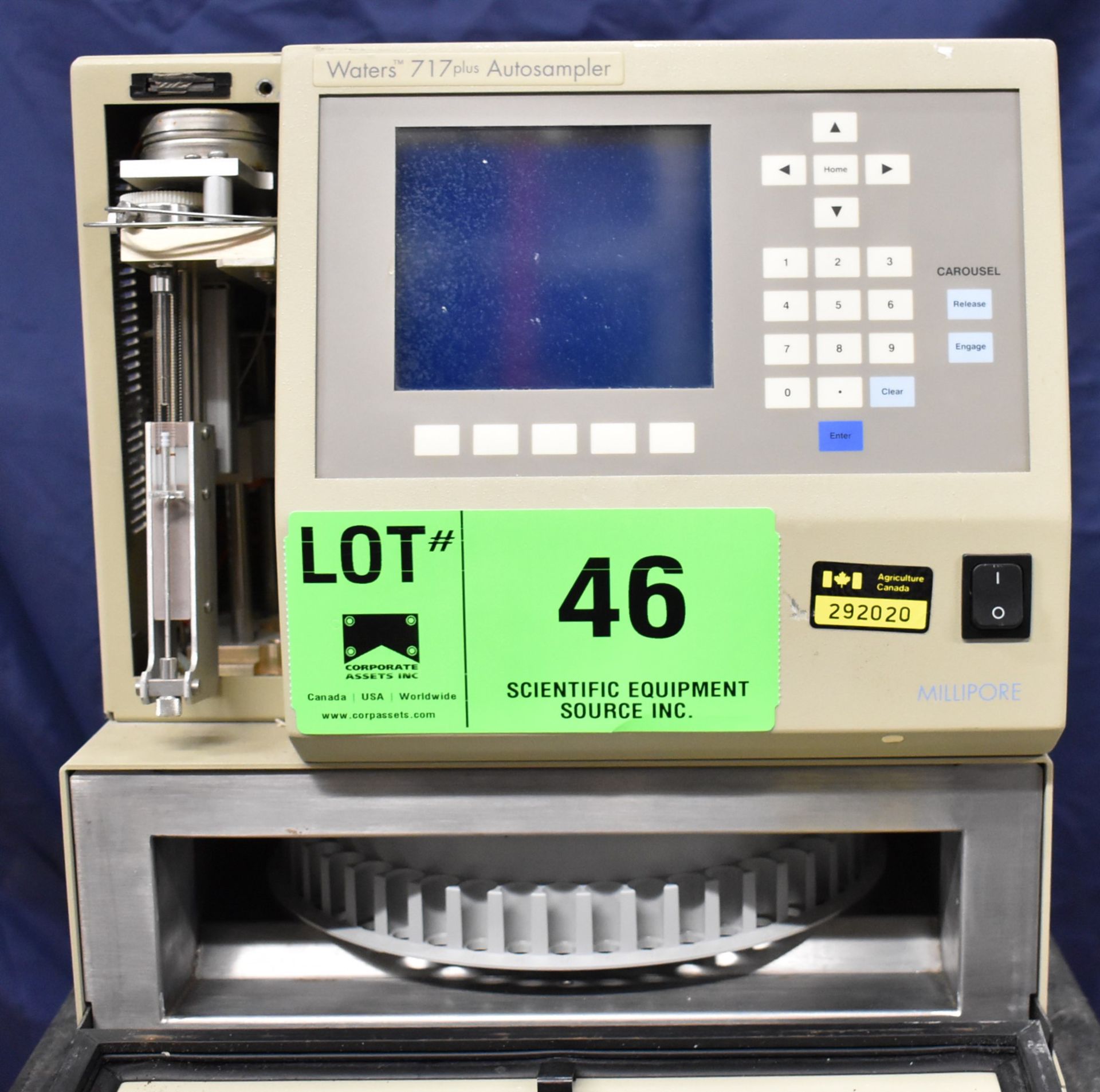 WATERS 717 PLUS DIGITAL AUTOSAMPLER WITH 0.0 - 2,000 UL INJECTION VOLUME RANGE, 110V/1PH/50-60HZ, - Image 5 of 6