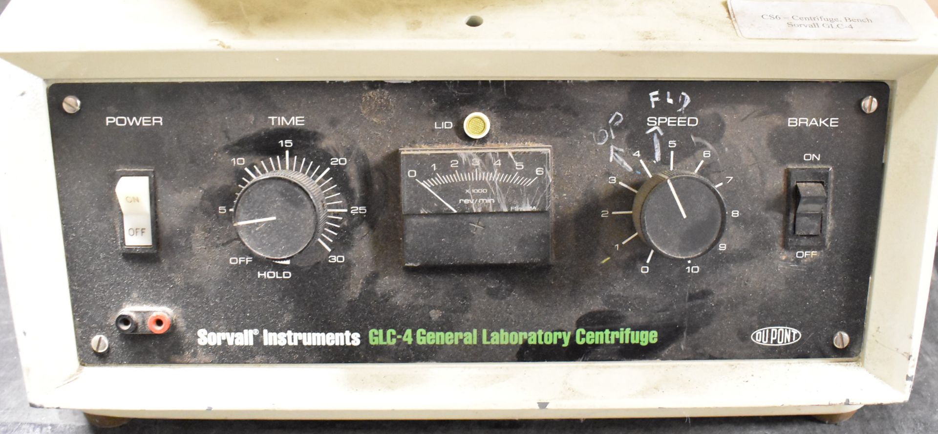 SORVALL GLC-4 GENERAL LABORATORY CENTRIFUGE, S/N: N/A - Image 2 of 3