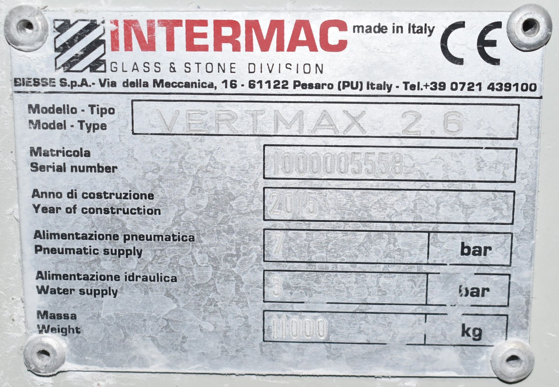 INTERMAC VERTMAX 2.6 (2015) CNC TWIN HEAD CUT-OUT DRILL AND SHAPING MACHINE WITH 23 STATION ATC, - Image 23 of 24