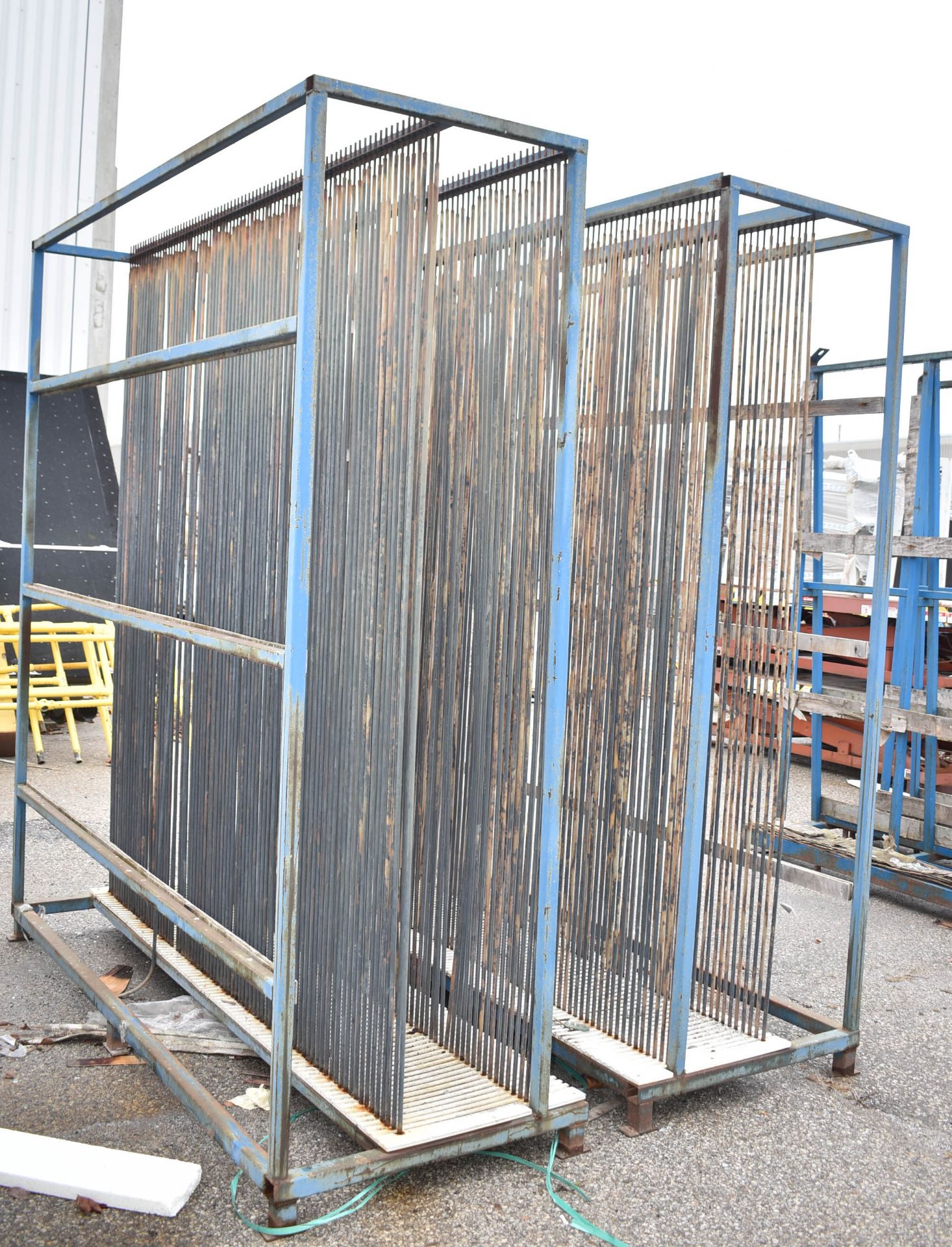 LOT/ GLASS STORAGE RACKS AND CARTS (LOCATED OUT SIDE) - Image 6 of 6