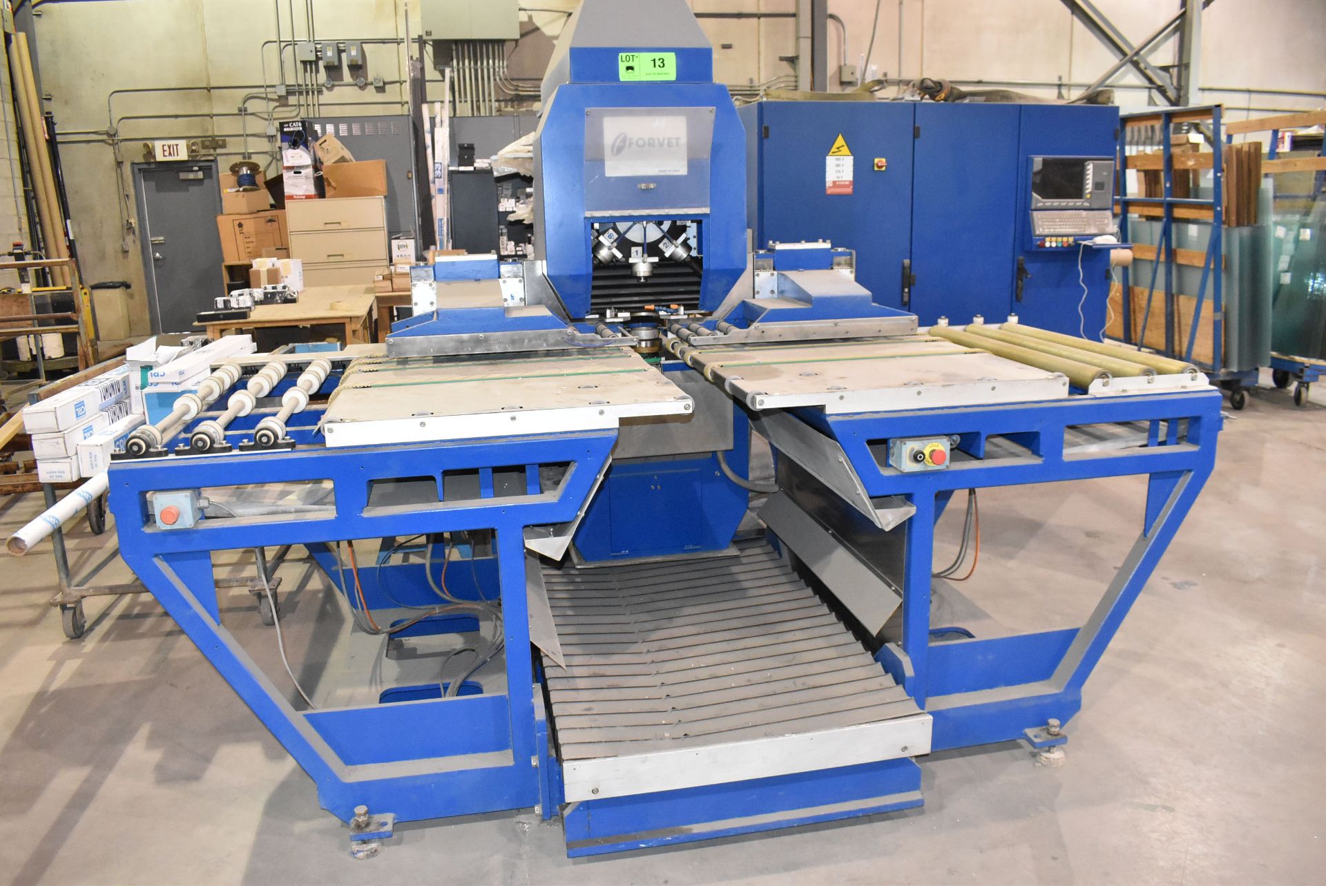 FORVET (2006) FC 16M1250 CNC TWIN HEAD DRILLING AND MILLING MACHINE WITH (2) 8 SPINDLES PER - Image 2 of 11