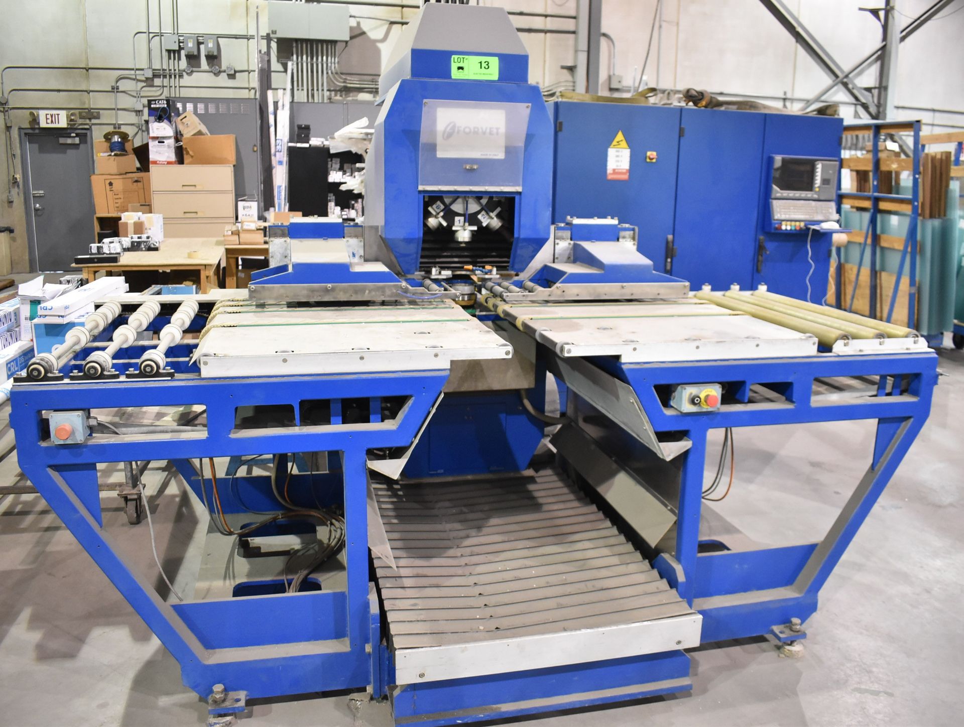 FORVET (2006) FC 16M1250 CNC TWIN HEAD DRILLING AND MILLING MACHINE WITH (2) 8 SPINDLES PER