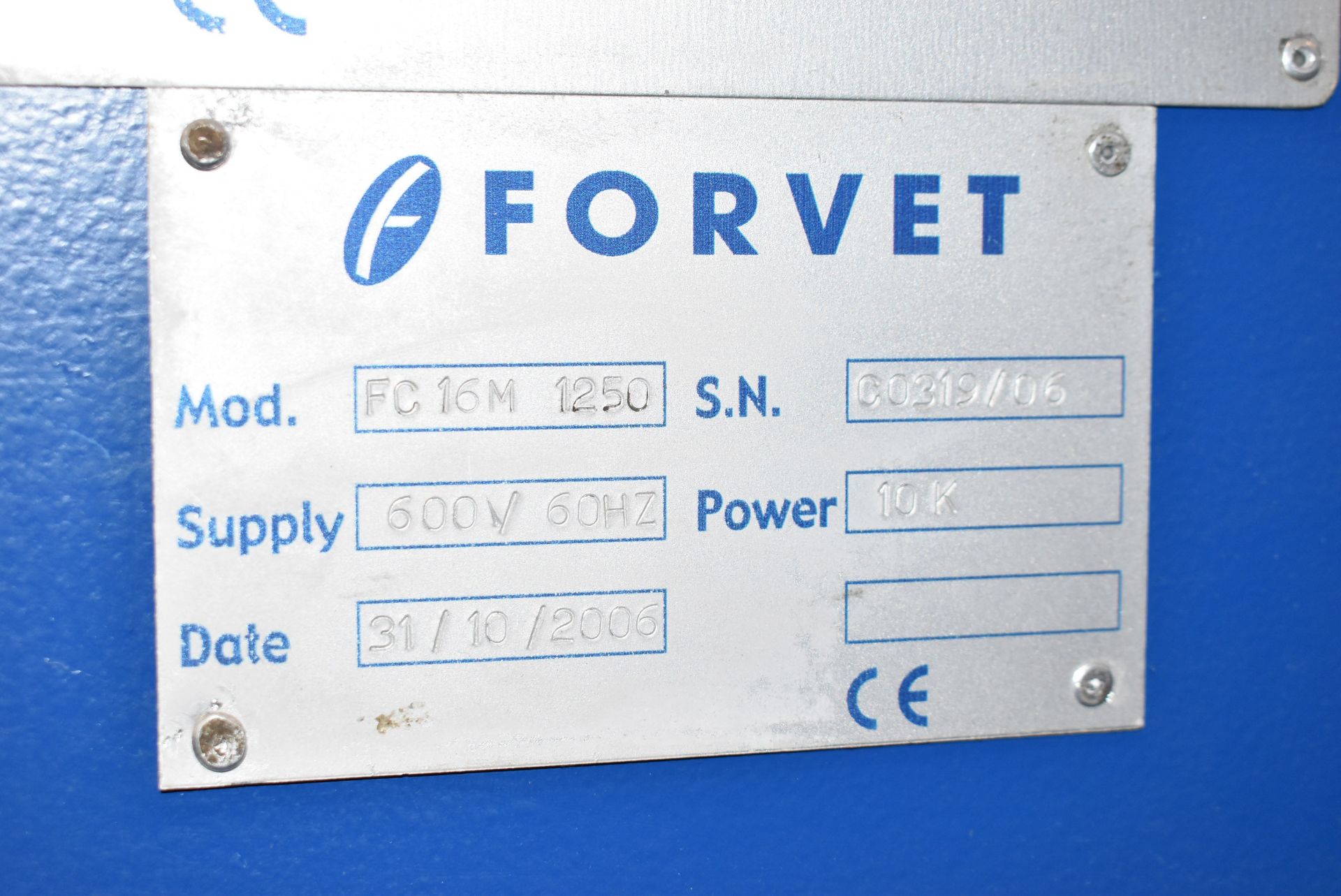 FORVET (2006) FC 16M1250 CNC TWIN HEAD DRILLING AND MILLING MACHINE WITH (2) 8 SPINDLES PER - Image 5 of 11