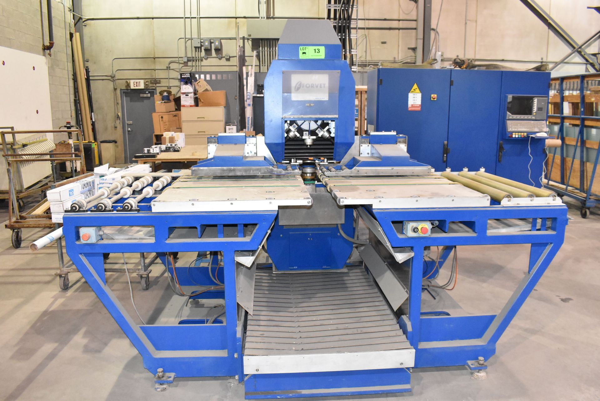 FORVET (2006) FC 16M1250 CNC TWIN HEAD DRILLING AND MILLING MACHINE WITH (2) 8 SPINDLES PER - Image 8 of 11