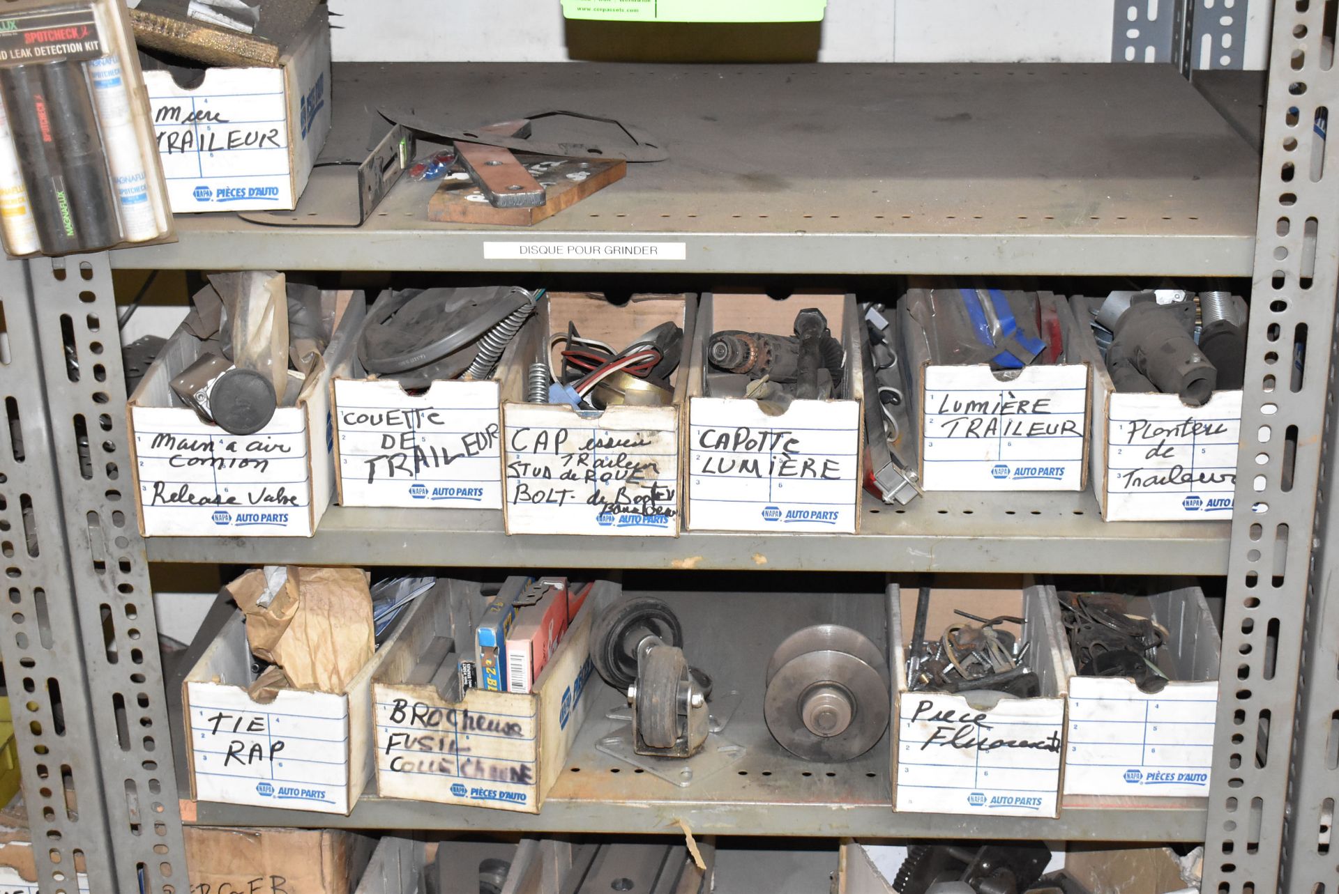 LOT/ SHELF WITH CONTENTS CONSISTING OF HARDWARE AND SPARE PARTS - Image 3 of 4