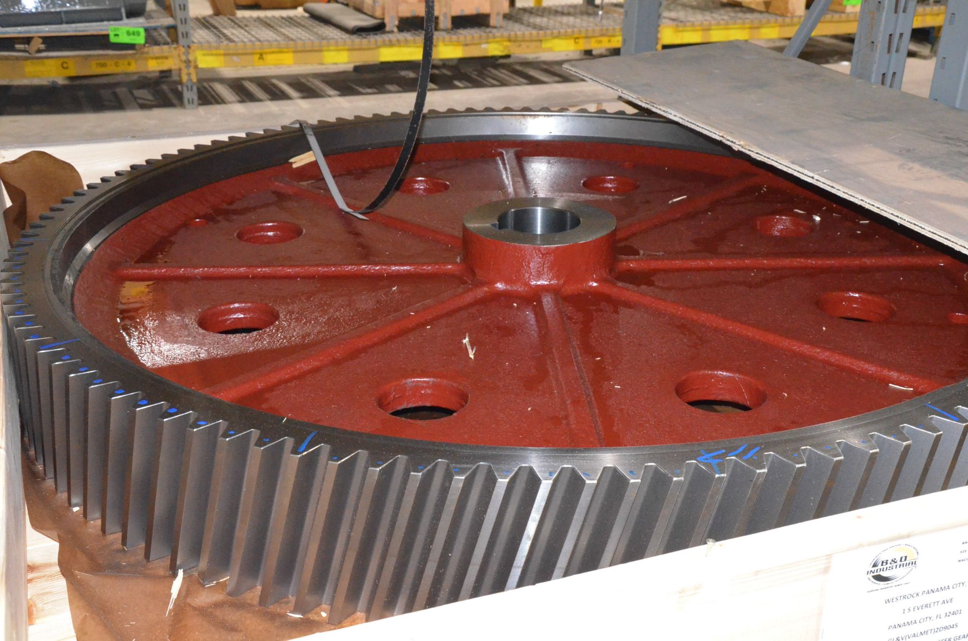 LOT/ METSO & BELOIT TRANSFER BULL GEARS - Image 2 of 4