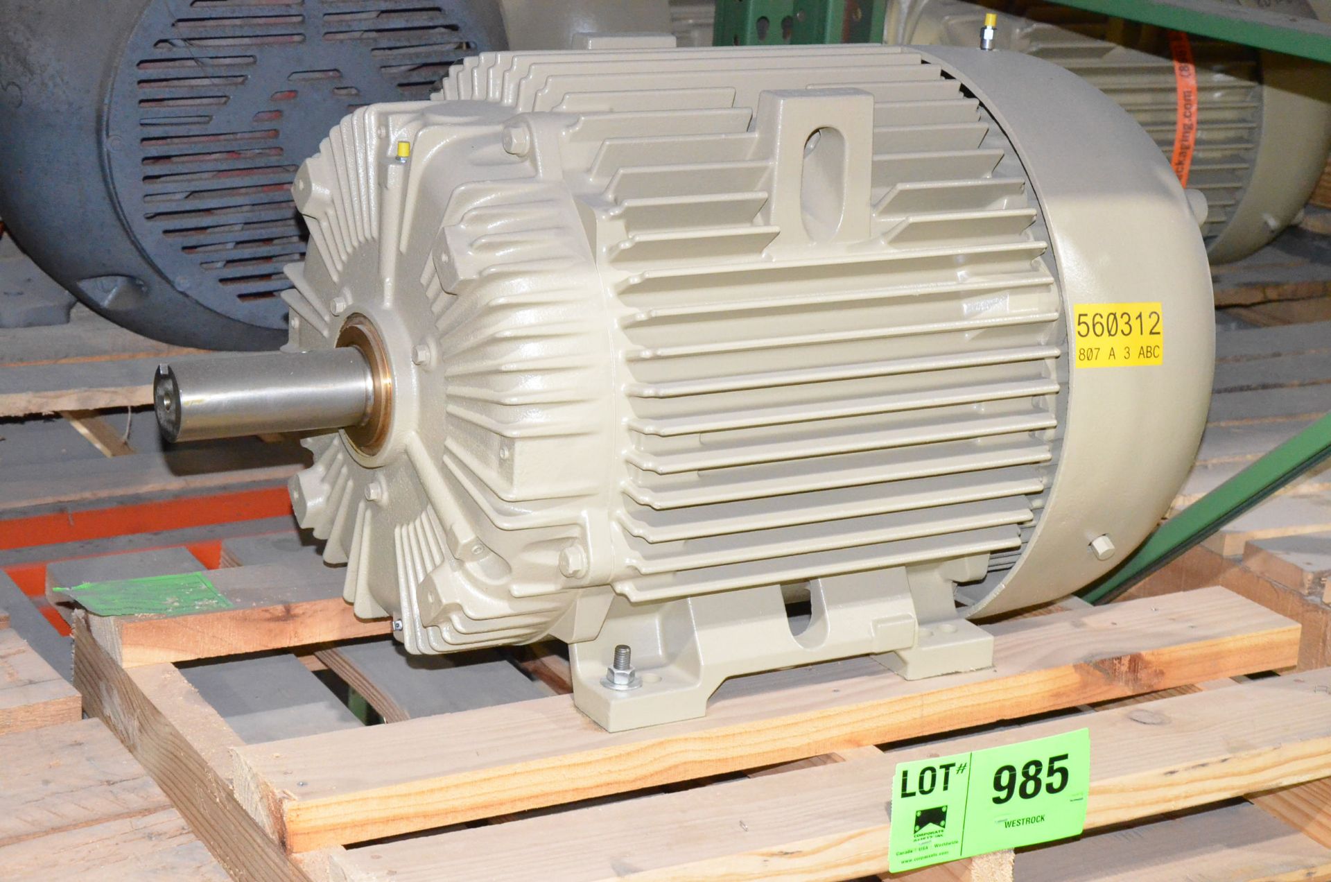 GE 40HP/1200RPM/460V/3PH/60HZ ELECTRIC MOTOR