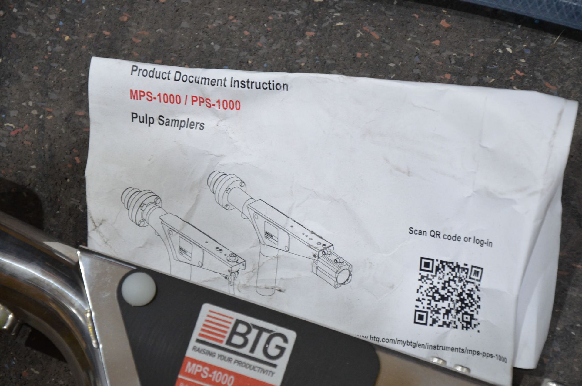 LOT/ CONTENTS OF SHELF - (2) BTG MPS-1000 SS PULP SAMPLERS, (2) COUPLER HUBS, AVENTICS AIR CYLINDER - Image 4 of 8