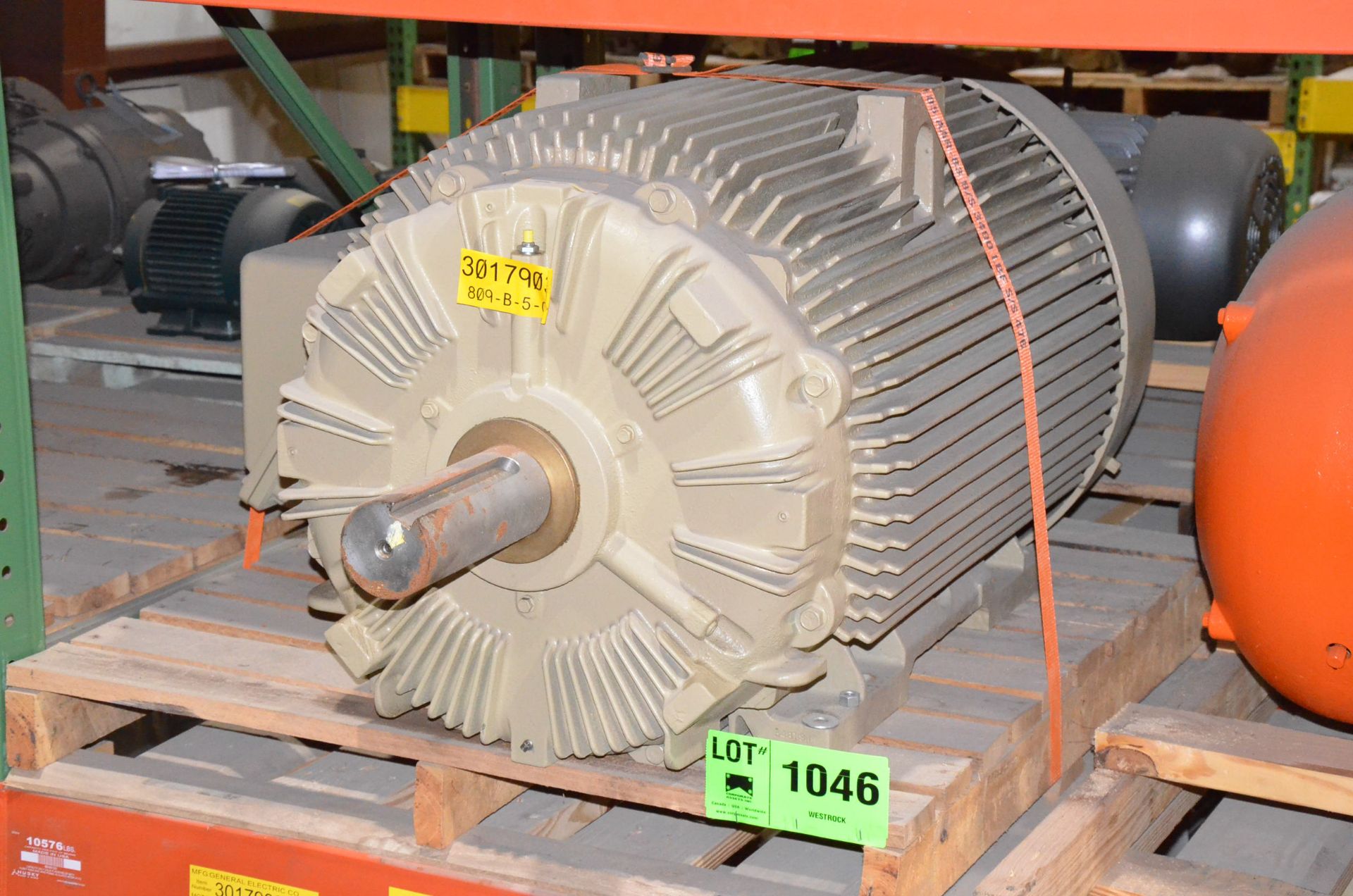 GE 150HP/900RPM/460V/3PH/60HZ ELECTRIC MOTOR