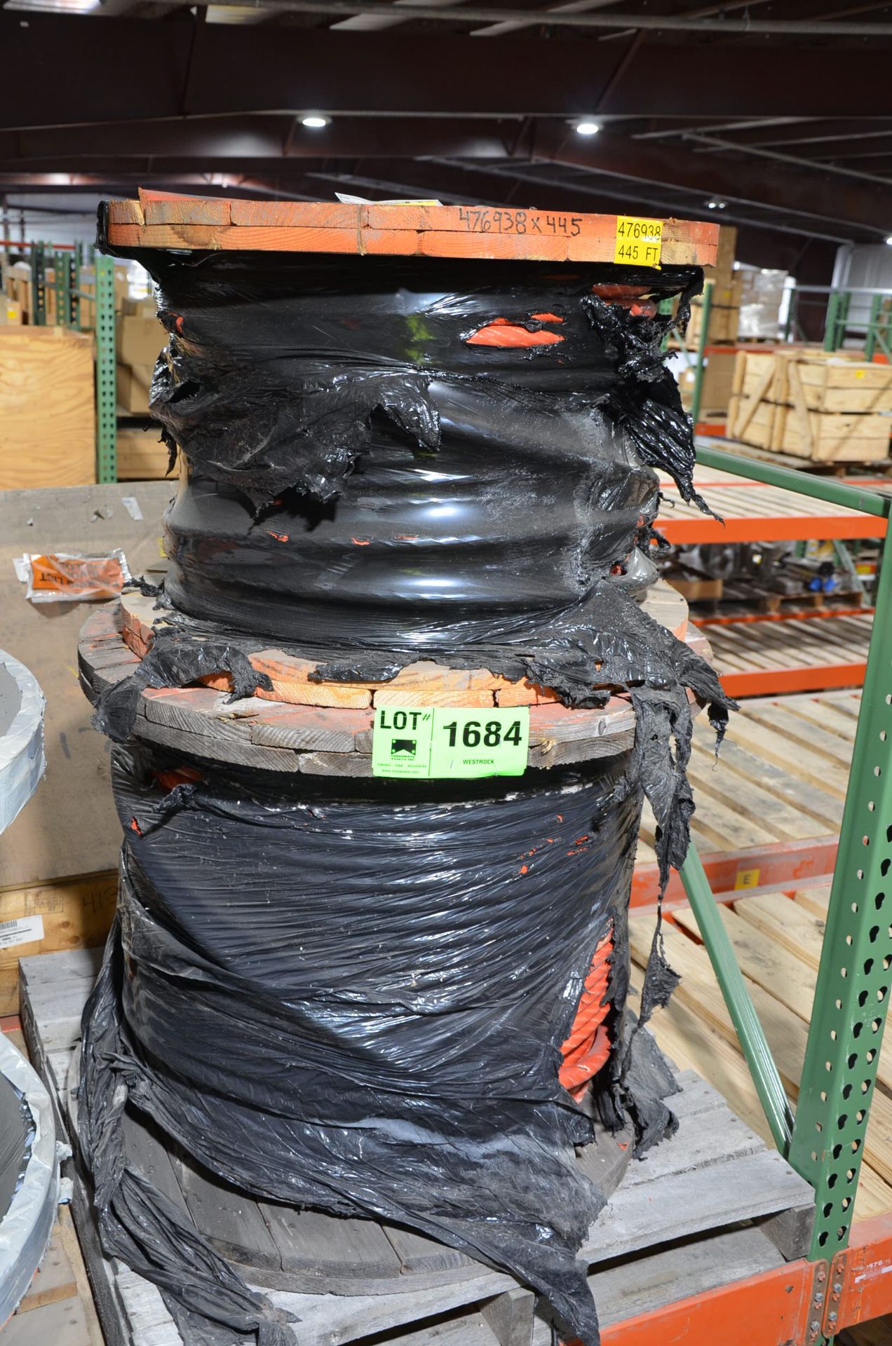 WORLD WIRE CO SPOOL OF 1" 6X26WS-IWRC XIP U WIRE ROPE