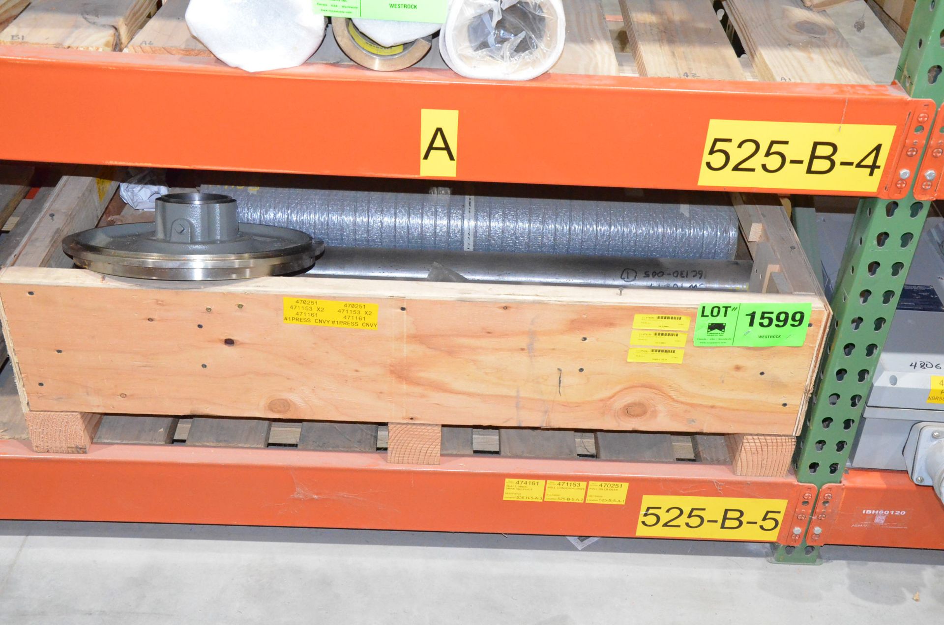 LOT/ PUMP SHAFT, PLATE AND PACKING MATERIAL