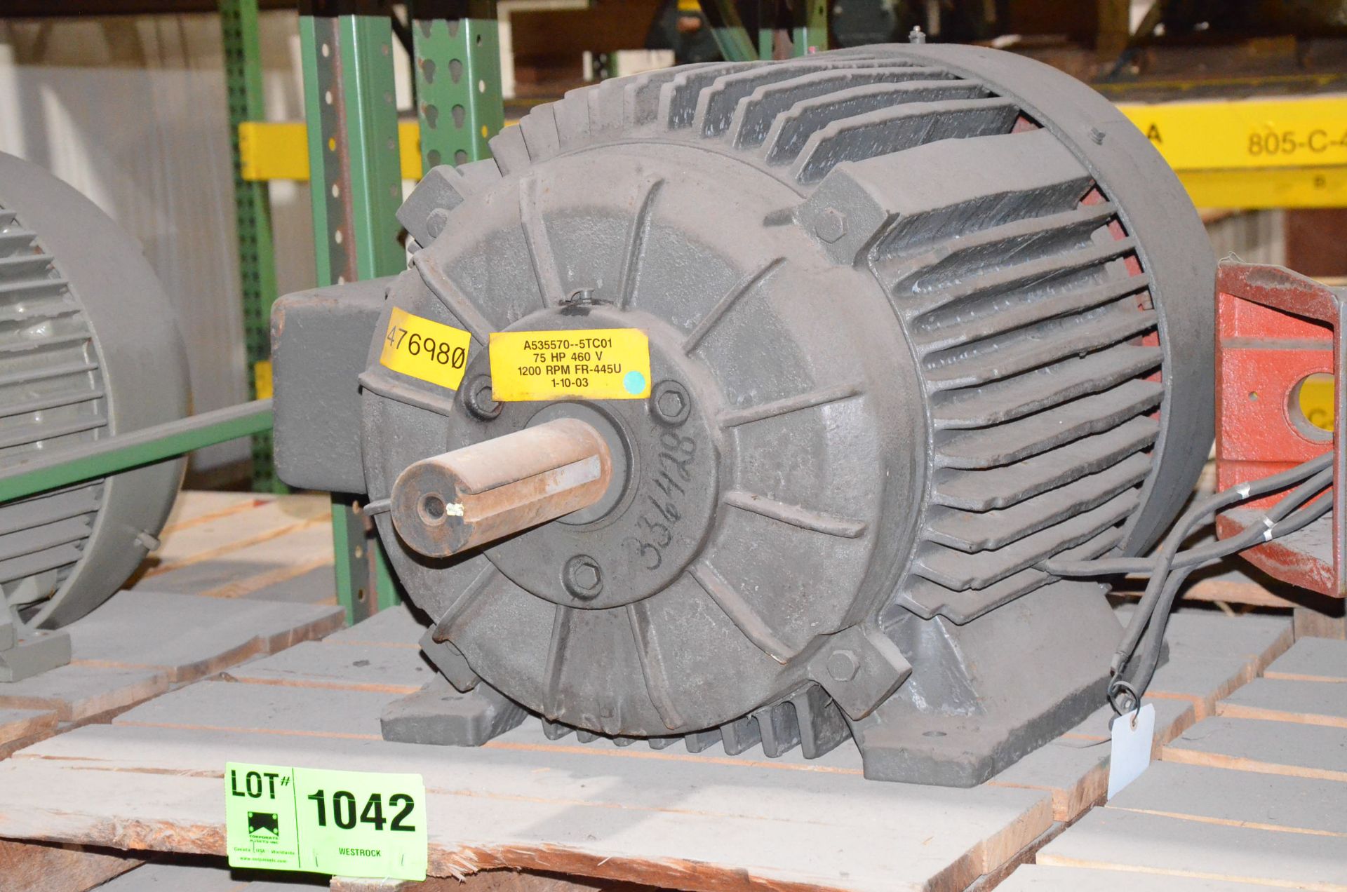 US ELECTRIC 75HP/1200RPM/460V/3PH/60HZ ELECTRIC MOTOR