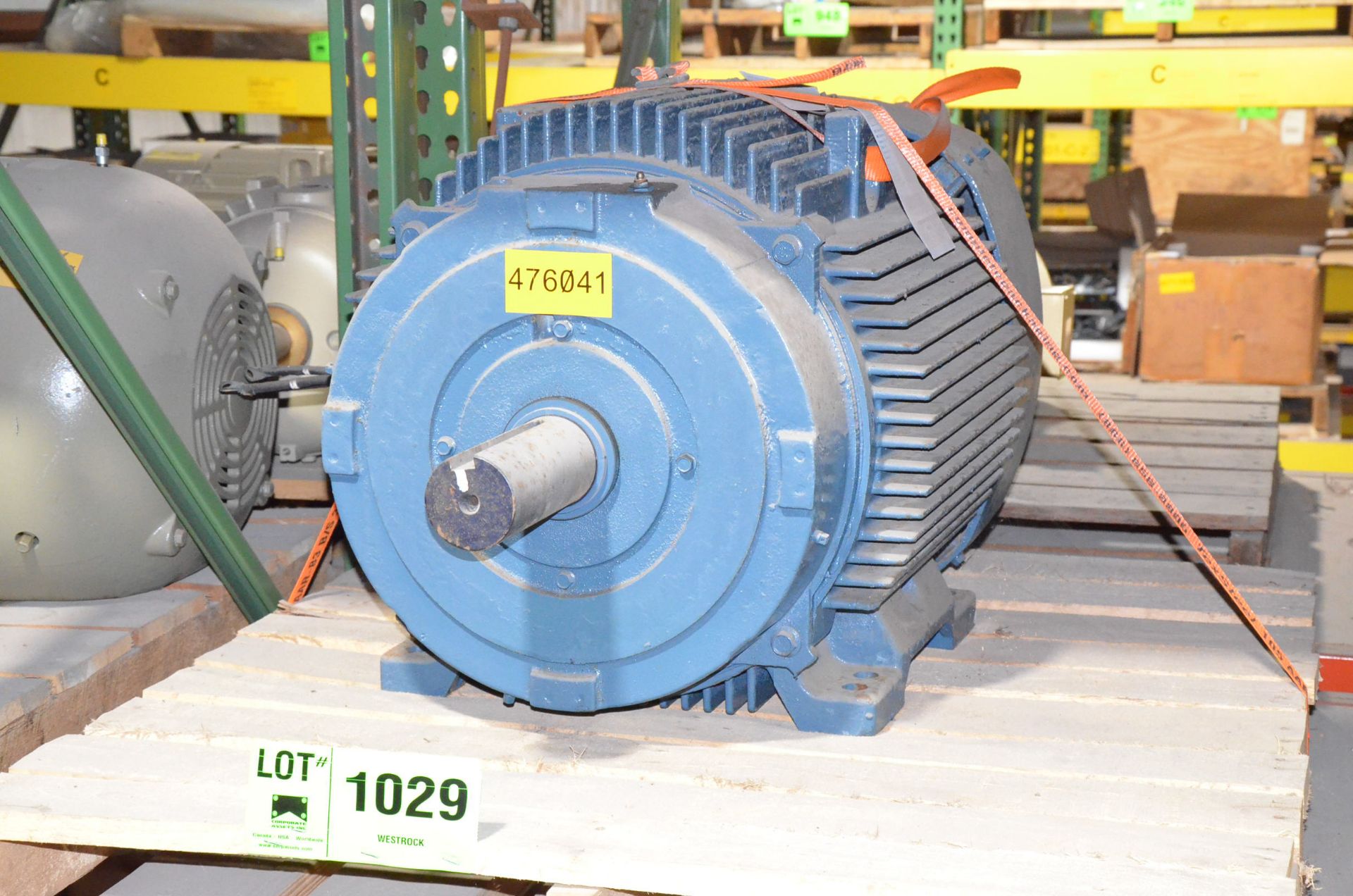 TOSHIBA 60HP/1200RPM/460V/3PH/60HZ ELECTRIC MOTOR