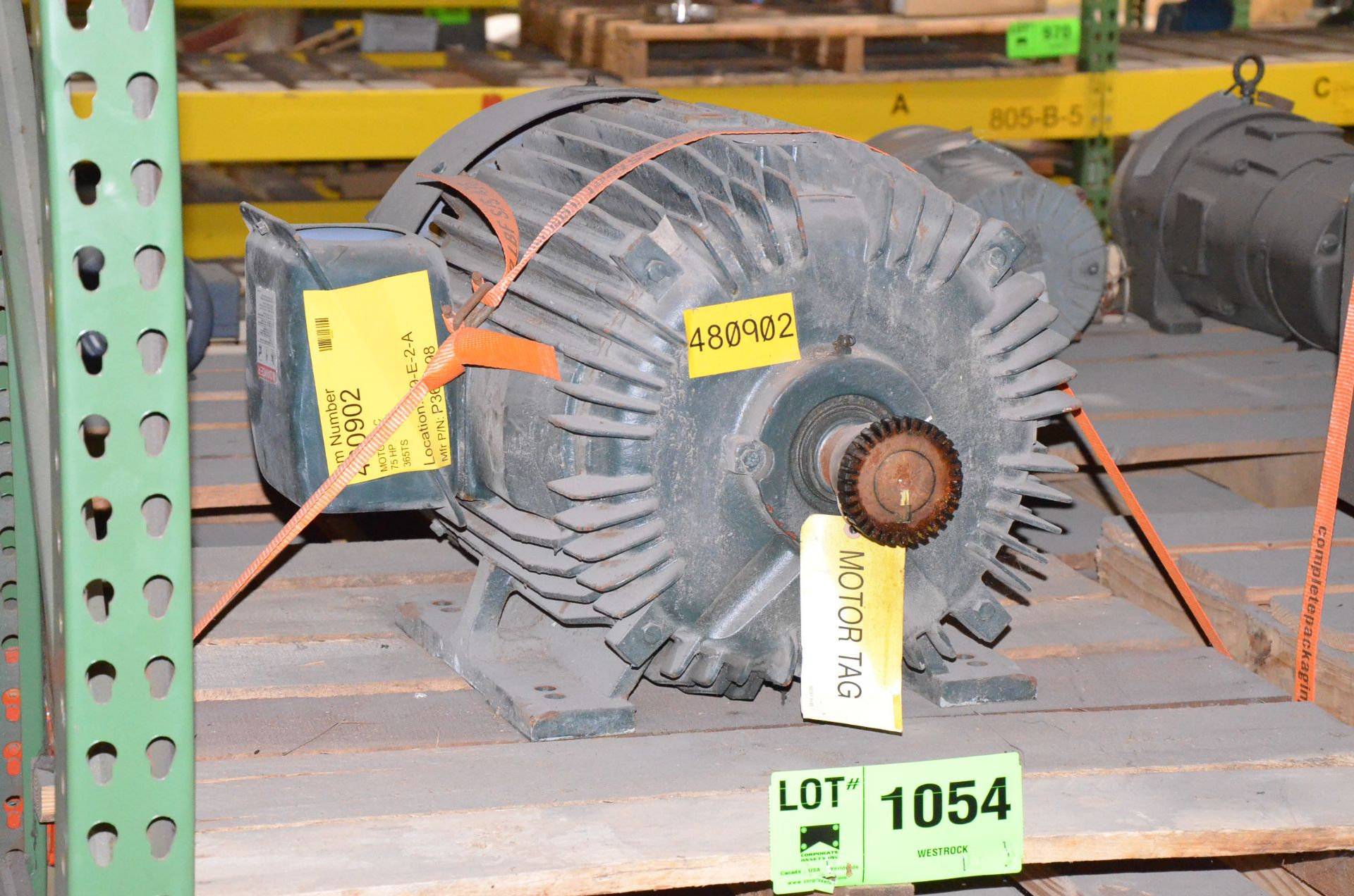 BALDOR RELIANCE 75HP/3600RPM/460V/3PH/60HZ ELECTRIC MOTOR