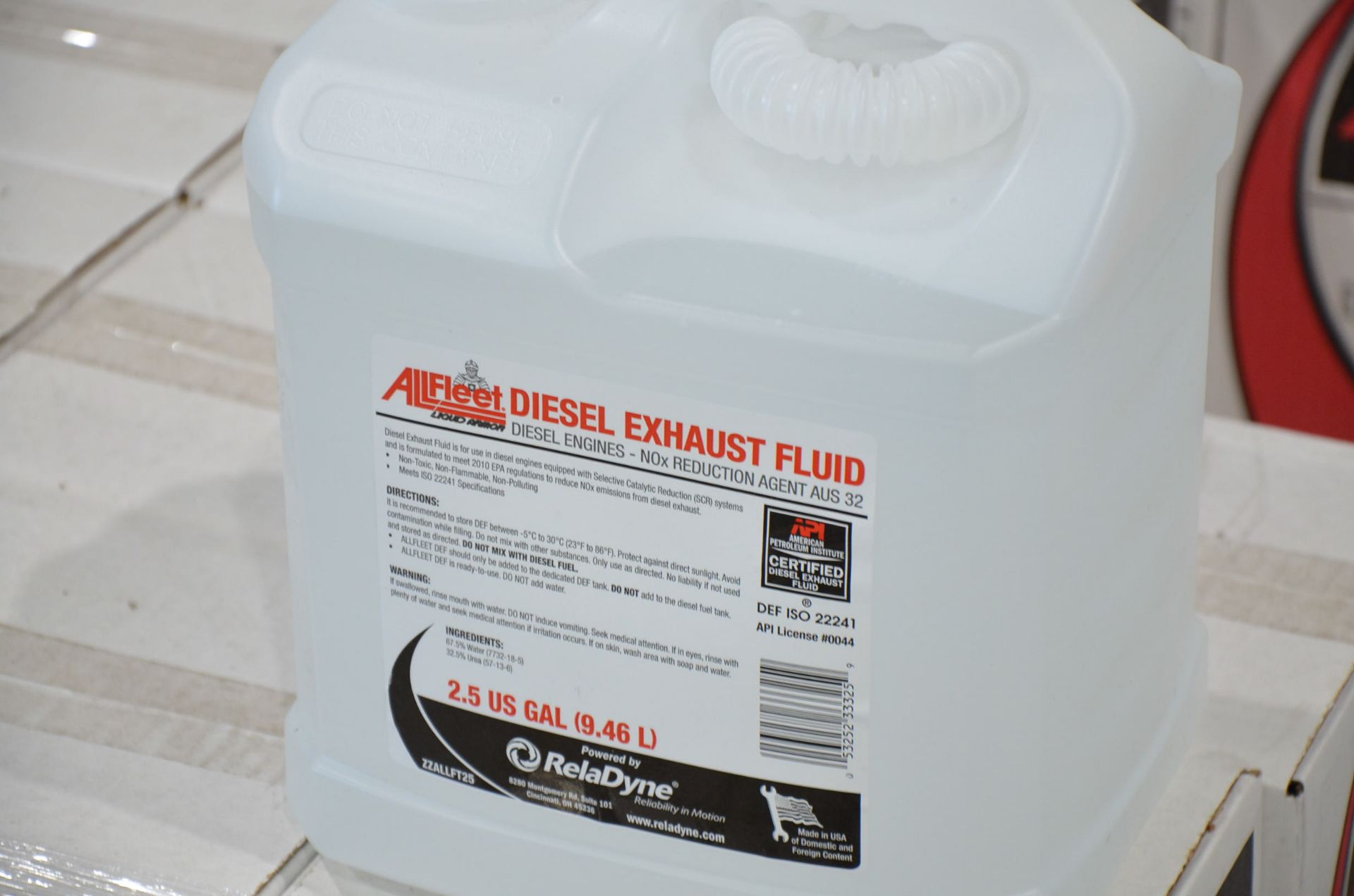 LOT/ ALL FLEET DEF DIESEL EXHAUST FLUID - Image 2 of 2