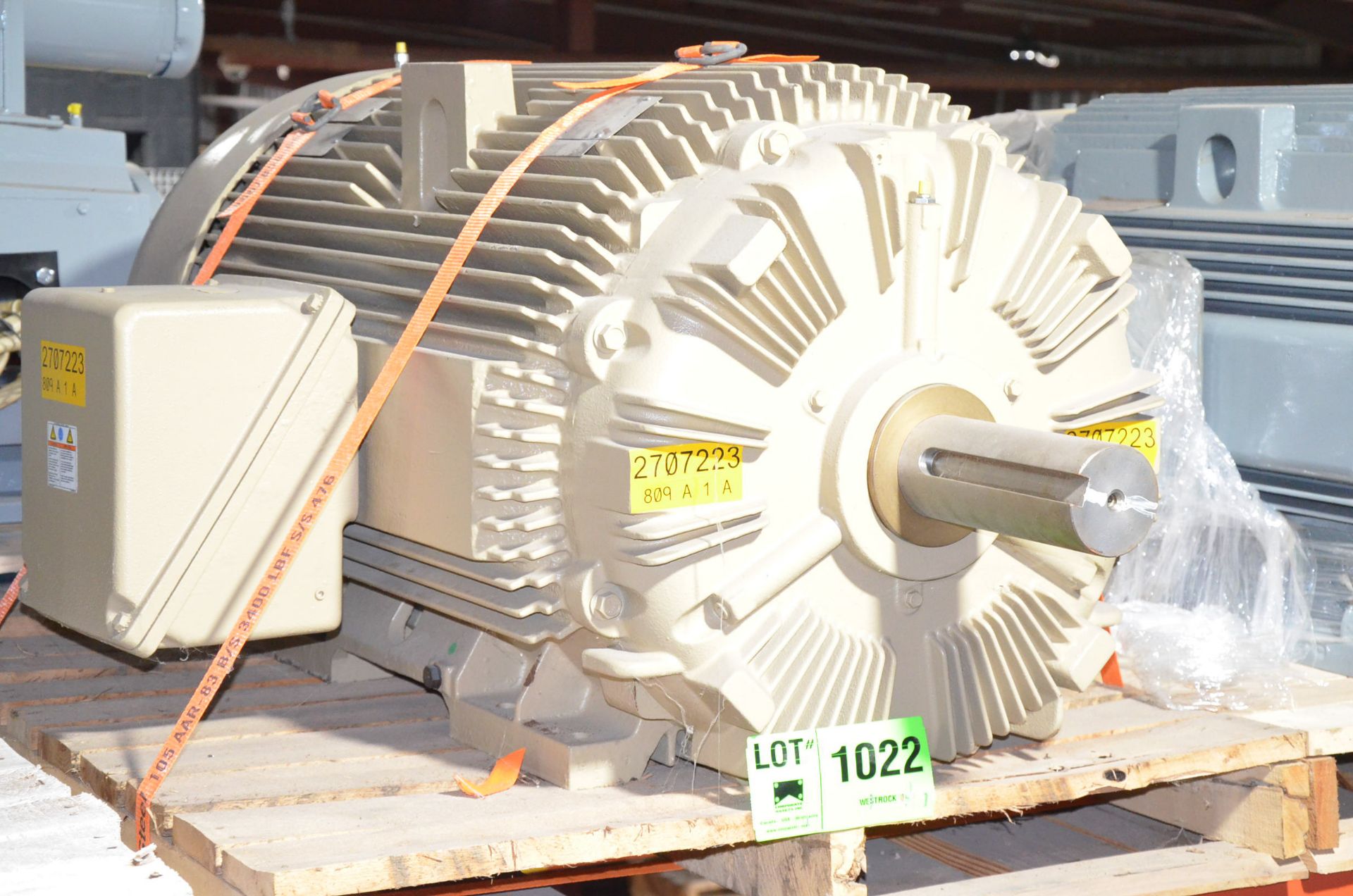 GE 200HP/1200RPM/460V/3PH/60HZ ELECTRIC MOTOR