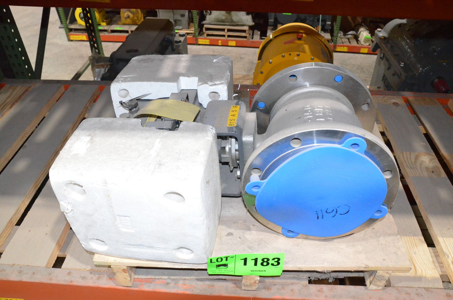 SHARPE 8" POWER ACTUATED BALL VALVE - Image 2 of 3