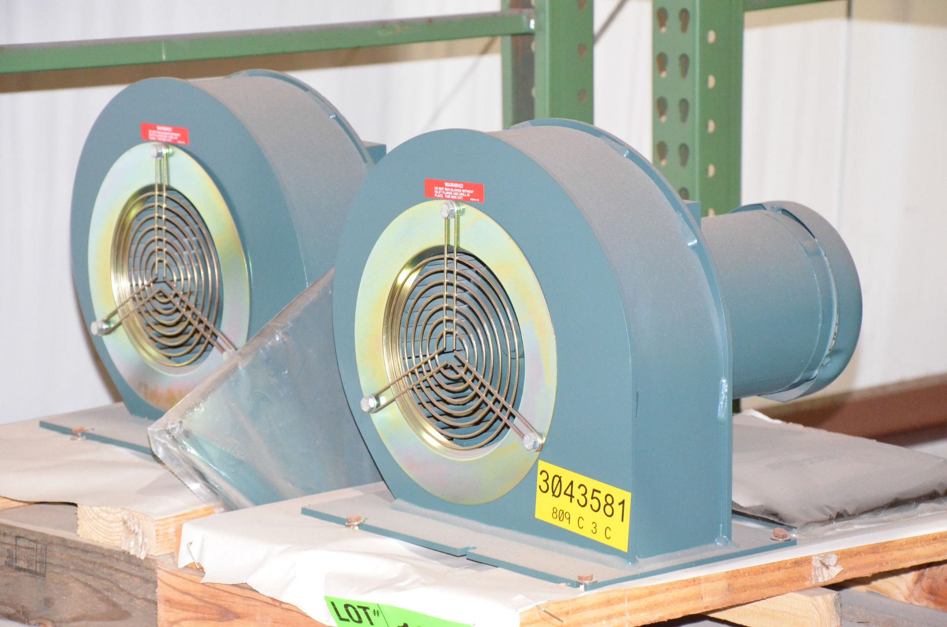 LOT/ (2) ABB BALDOR COOLING FANS - Image 2 of 2