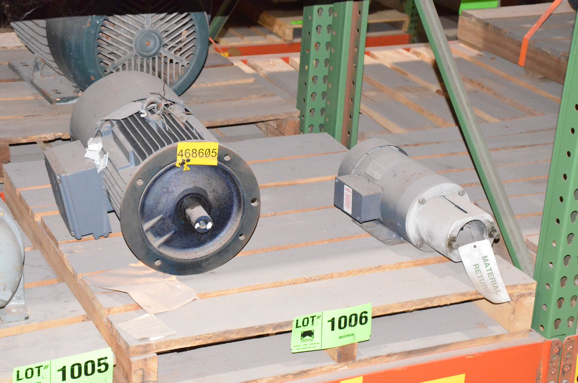 LOT/ (2) ELECTRIC MOTORS