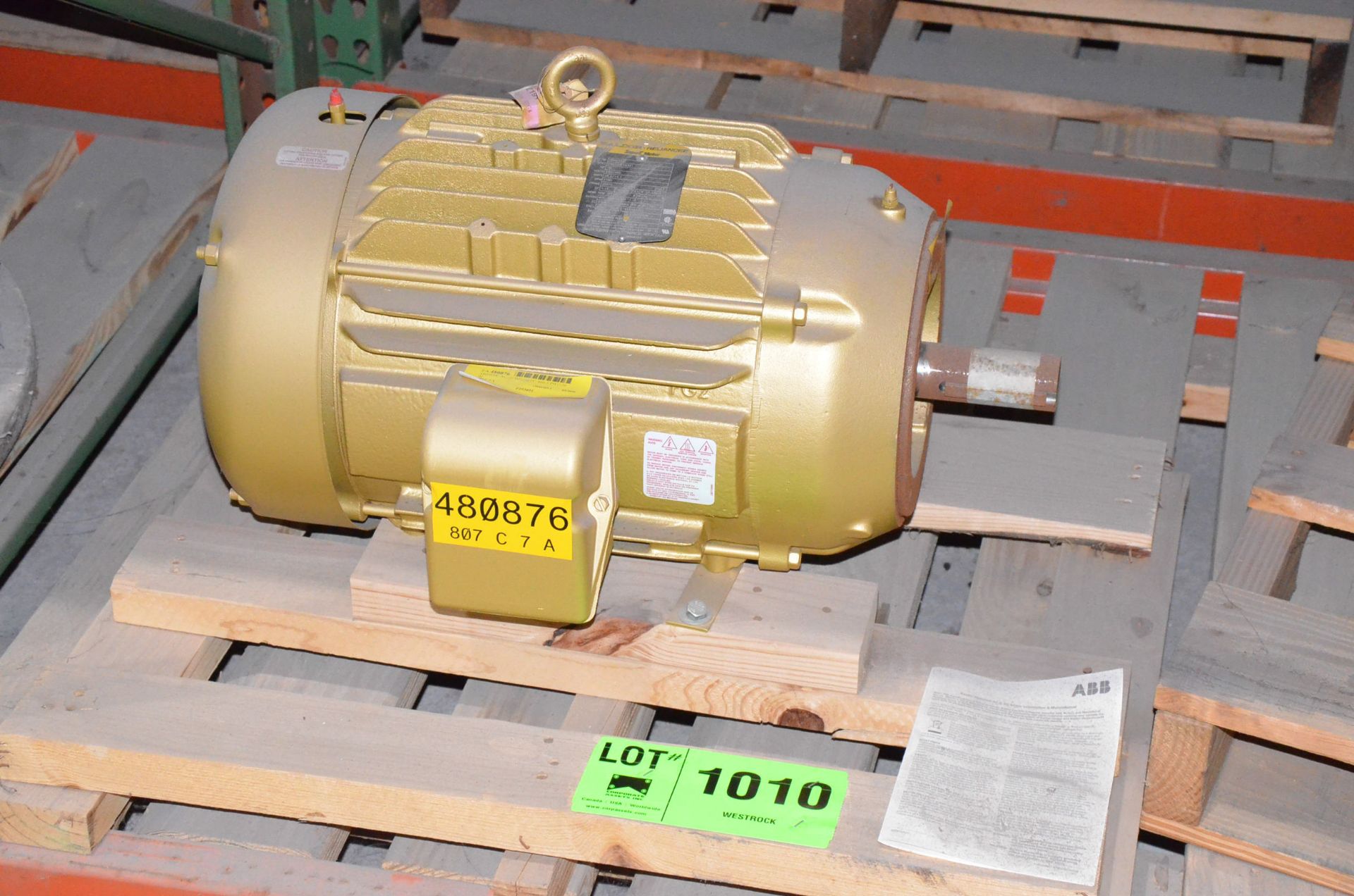 BALDOR 10HP/1200RPM/460V/3PH/60HZ ELECTRIC MOTOR