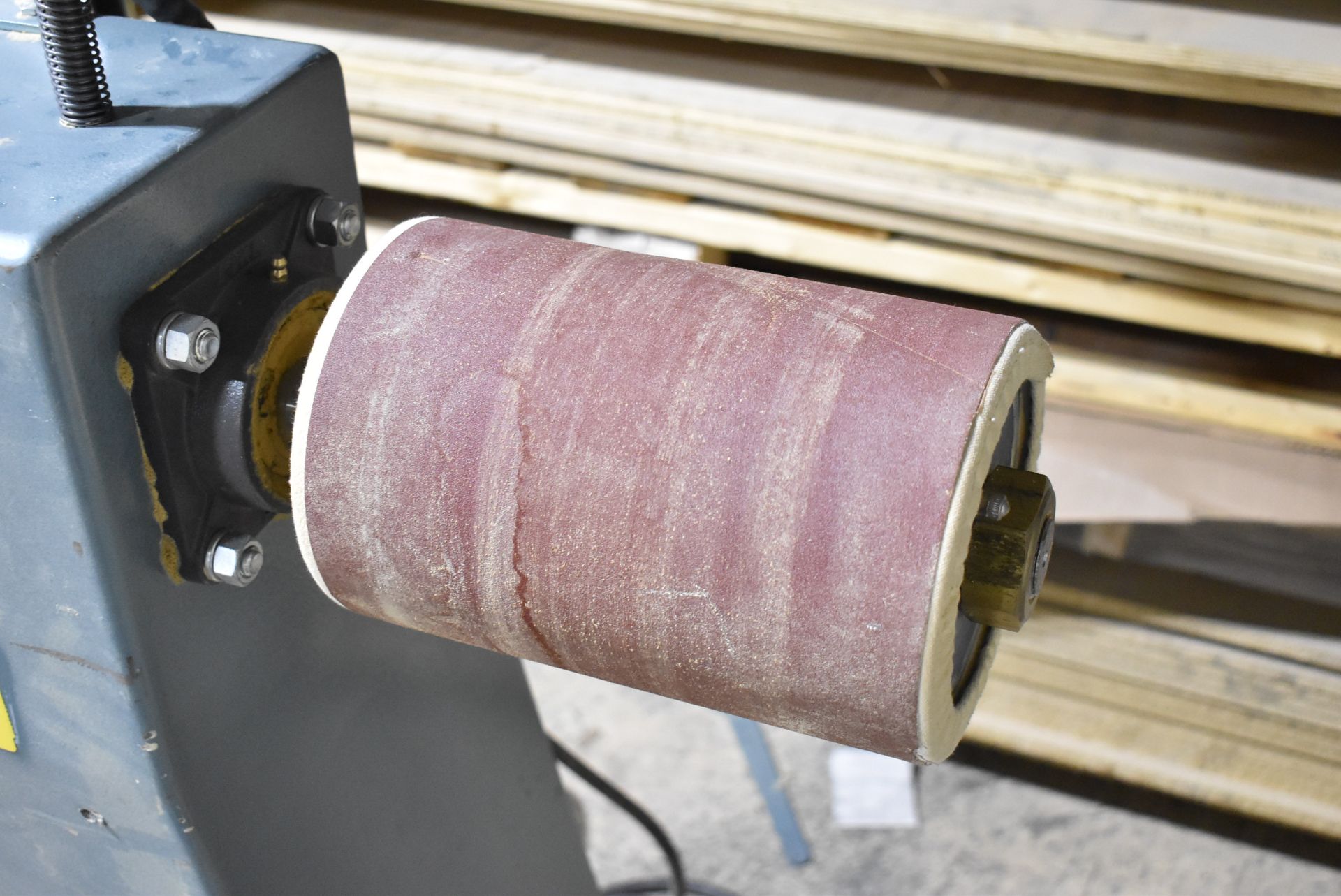 CHAMPAGNE ACR I00 T 2 HP COMBINATION SANDER/BUFFER WITH 9" SANDING SPINDLE, 5" X 14" BUFFER, 600V/ - Image 2 of 5