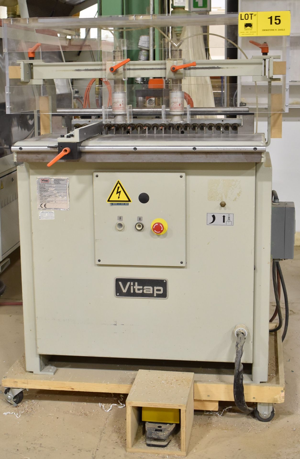 VITAP (1998) T 21 21-STATION DOWEL HOLE BORING MACHINE, 660V/3PH/60HZ, S/N 890590 (CI) [RIGGING