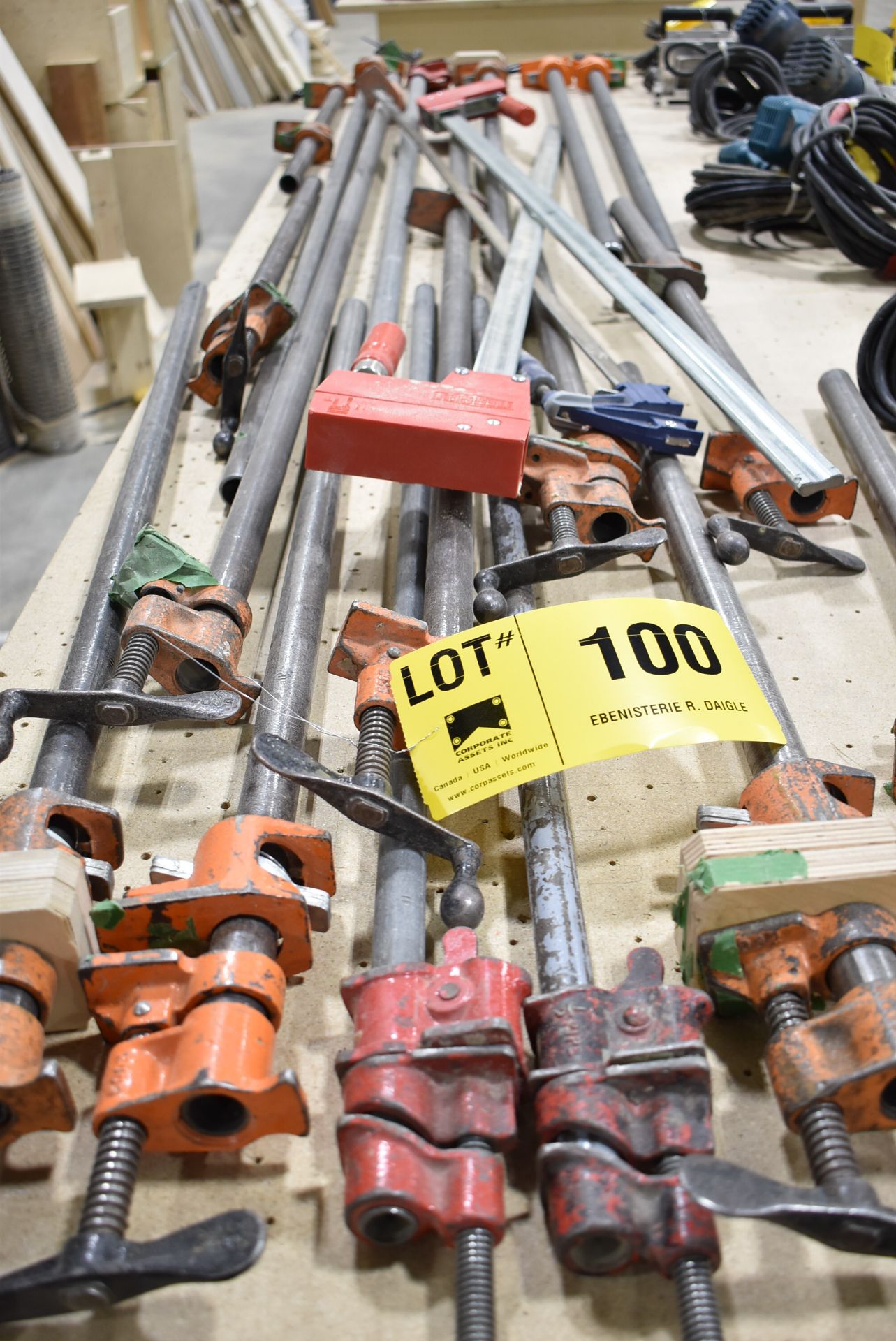 LOT/ BAR CLAMPS [RIGGING FEE FOR LOT #100 - $5 CAD PLUS APPLICABLE TAXES] - Image 2 of 2