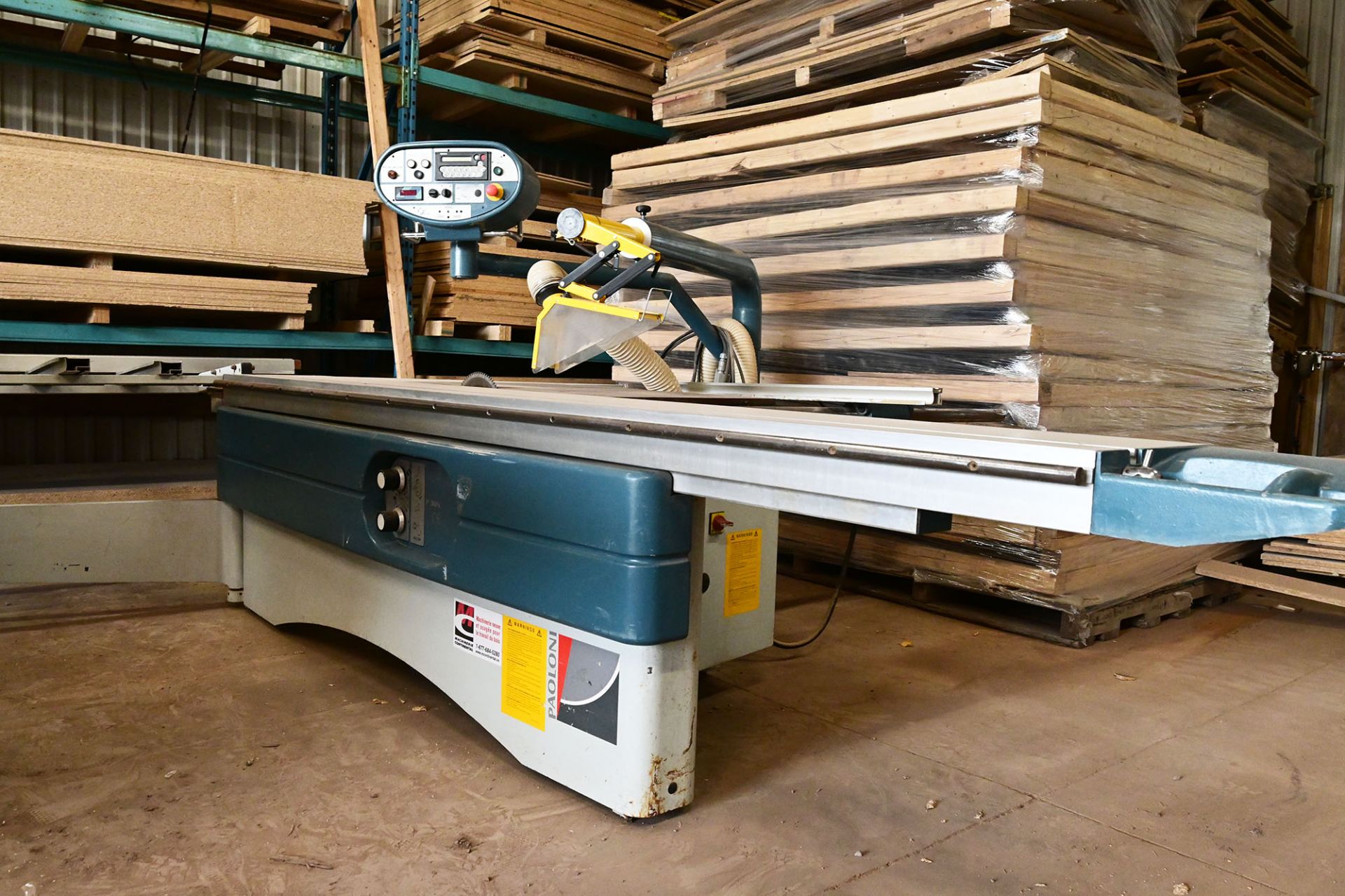 PAOLONI P 30 N TABLE SAW, 220V/3PH/60HZ, S/N 0031 (CI) [RIGGING FEE FOR LOT #20A - $350 CAD PLUS