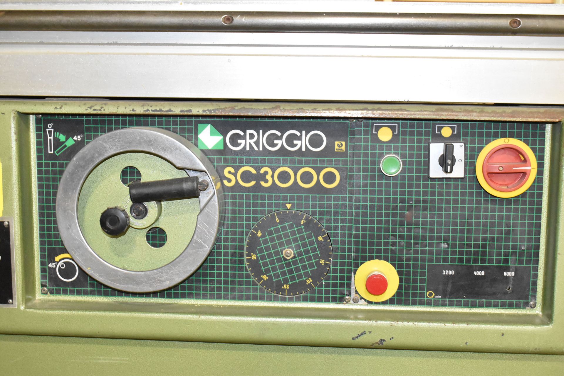 GRIGGIO SC 3000 SLIDING TABLE SAW WITH 7.5 HP MOTOR, 25" X 46" MAIN TABLE, 15" X 125" SLIDING TABLE, - Image 3 of 5