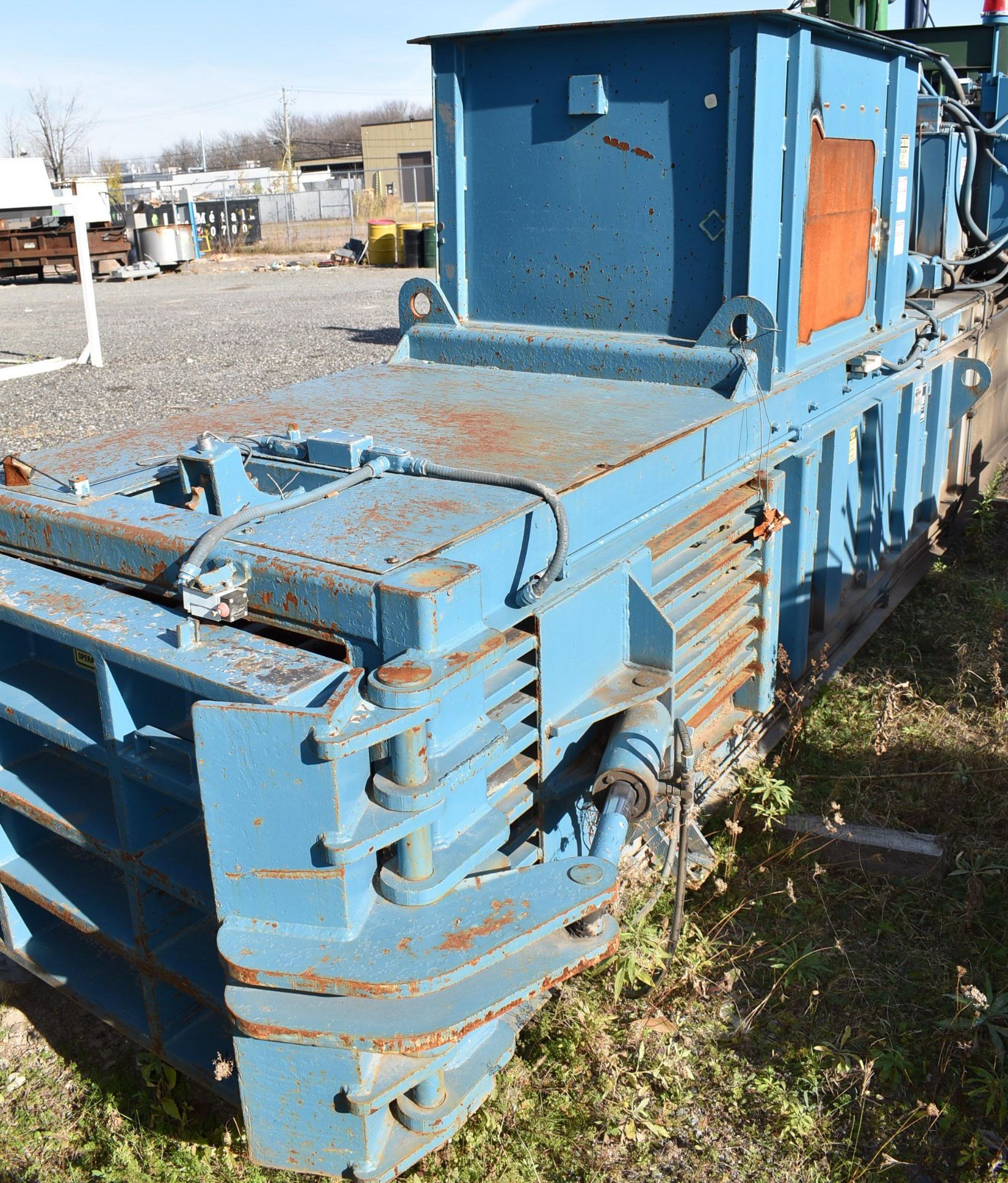 DOVER MARATHON CE-604230-850 HORIZONTAL HYDRAULIC BALER, 460V/3PH/60HZ, S/N 101932 (CI) [RIGGING FEE - Image 4 of 7