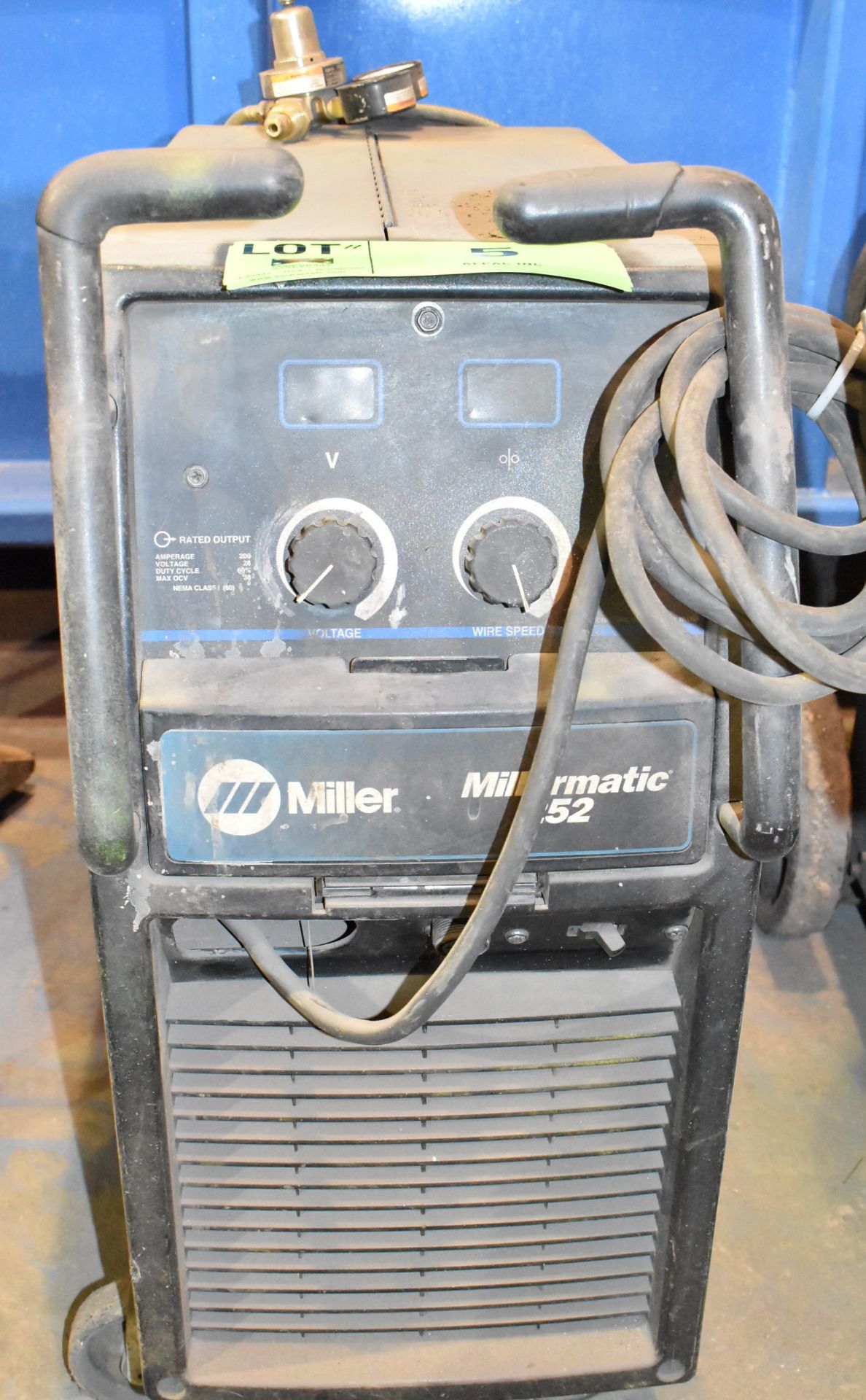 MILLER MILLERMATIC 252 MIG WELDER WITH CABLES AND GUN, S/N MJ260046N - Image 2 of 5
