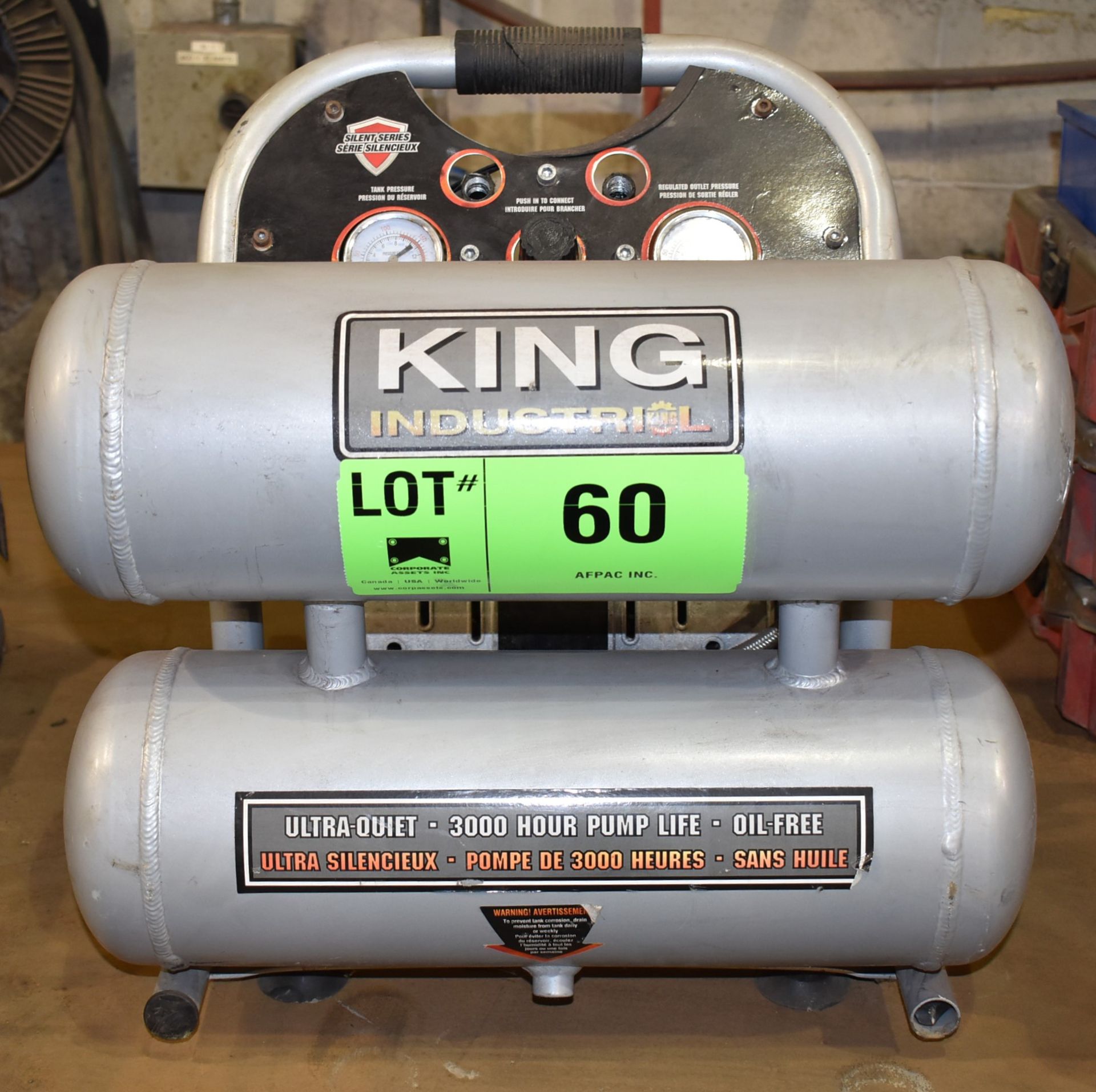 KING INDUSTIAL SILENT SERIES AIR COMPRESSOR, S/N N/A - Image 2 of 4