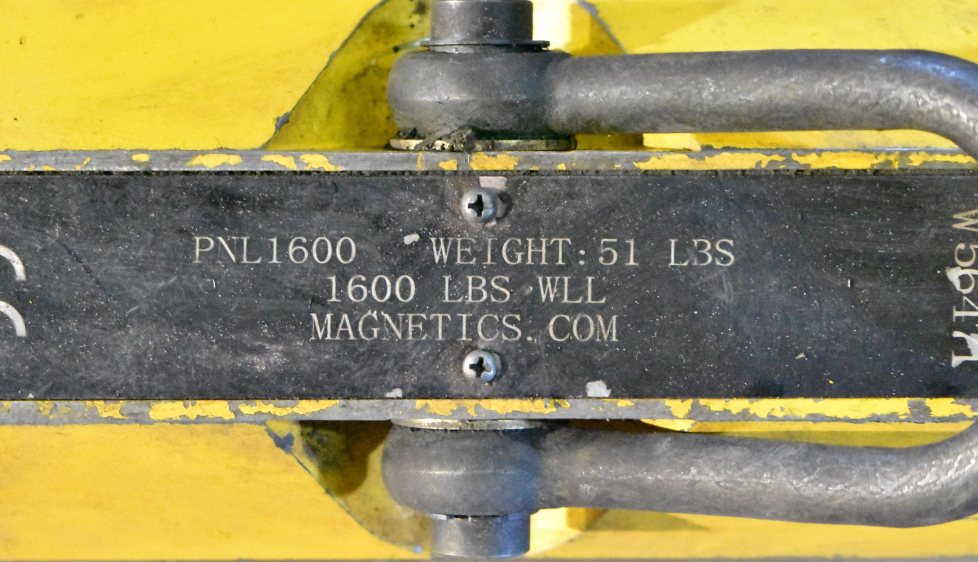 IMI MAG-MATE PNL1600 POWERLIFT MAGNET WITH 1,600 LB MAXIMUM FLAT PLATE LIFTING CAPACITY, S/N W56471 - Image 4 of 4