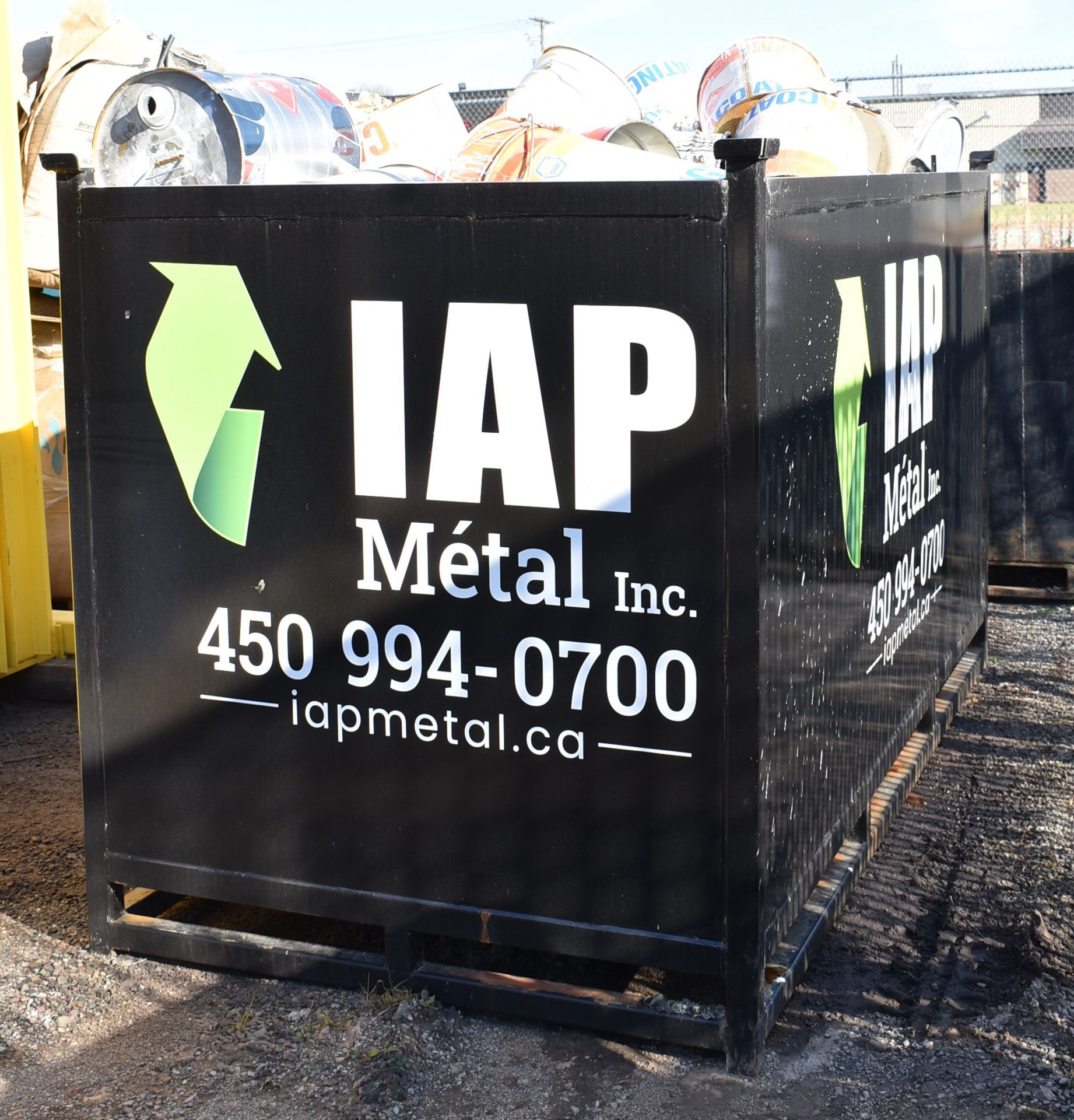 4' X 8' X 4' METAL RECOVERY BIN, S/N N/A (CI) - Image 2 of 2