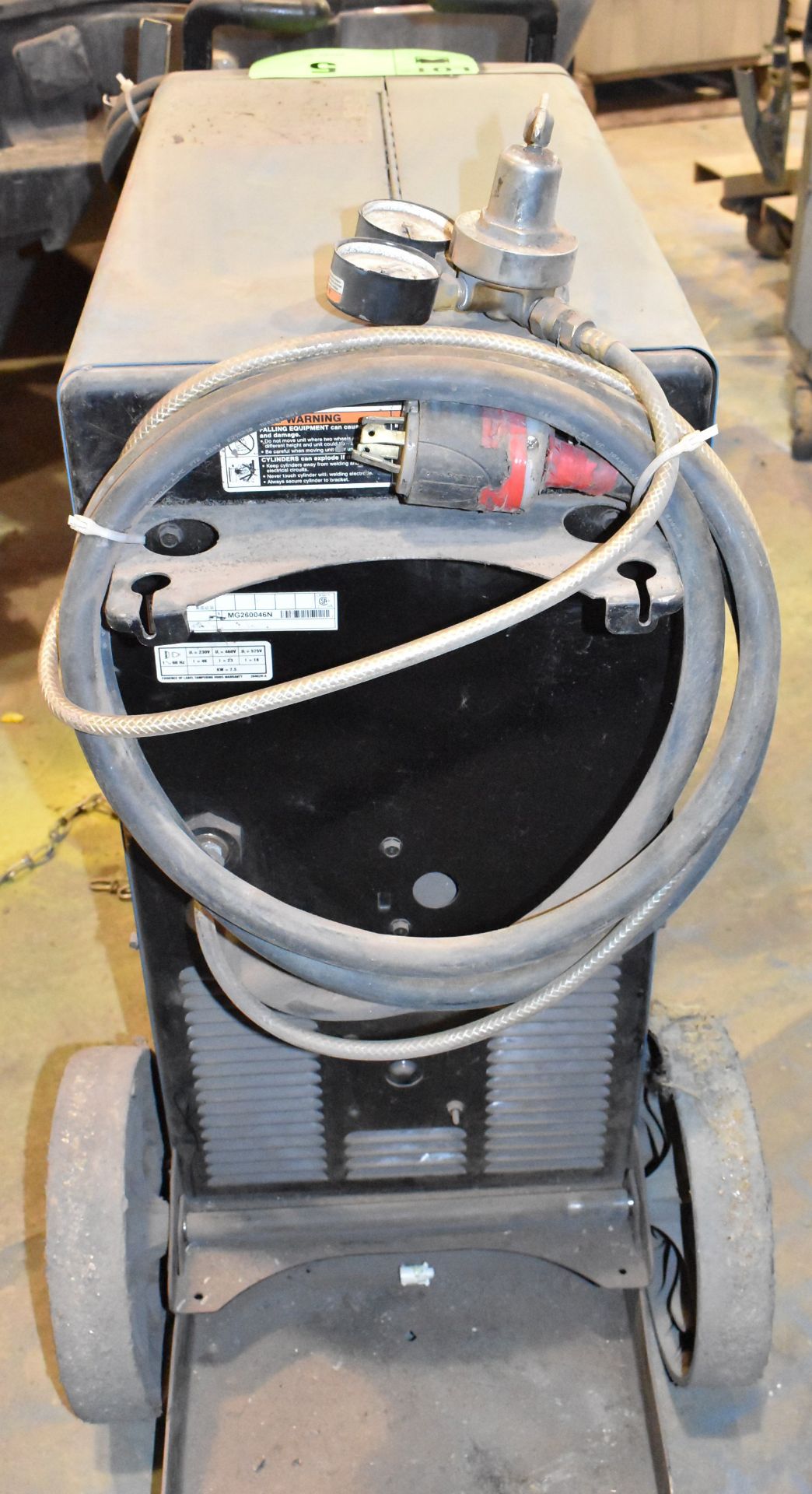 MILLER MILLERMATIC 252 MIG WELDER WITH CABLES AND GUN, S/N MJ260046N - Image 4 of 5