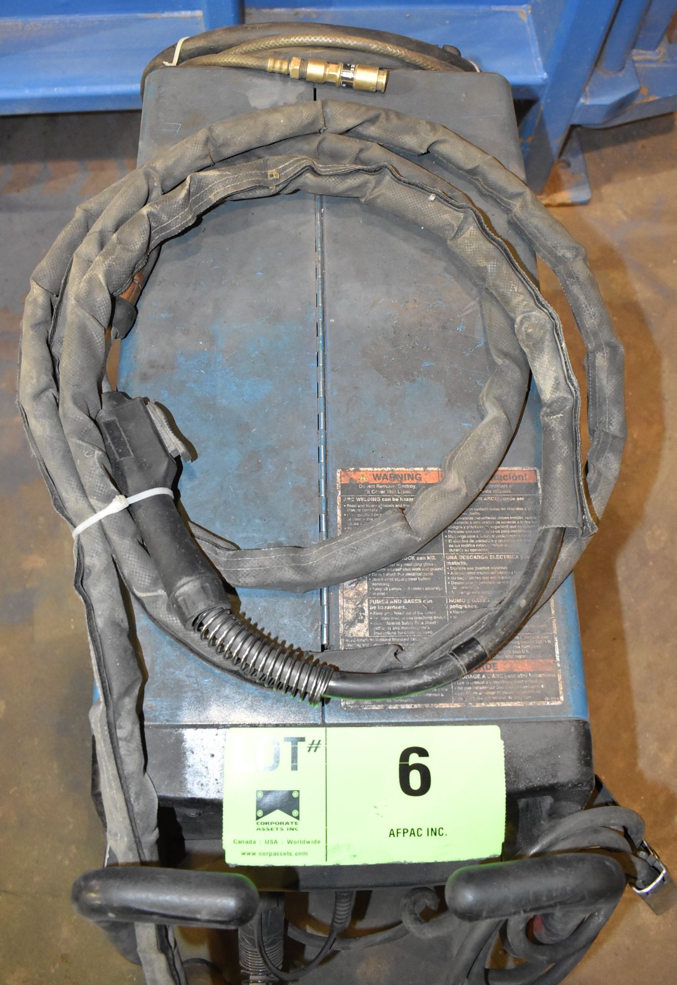MILLER MILLERMATIC 252 MIG WELDER WITH CABLES AND GUN, S/N MF500381N - Image 3 of 5