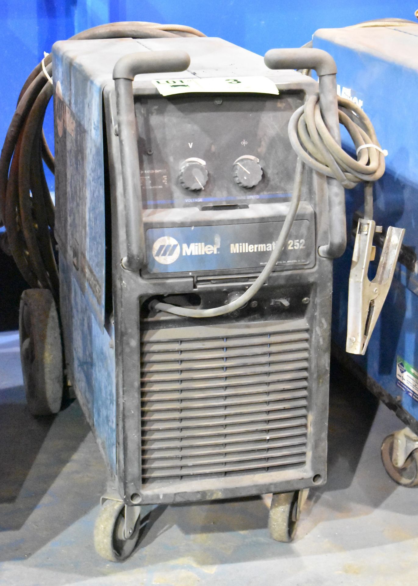MILLER MILLERMATIC 252 MIG WELDER WITH CABLES AND GUN, S/N MJ200512N