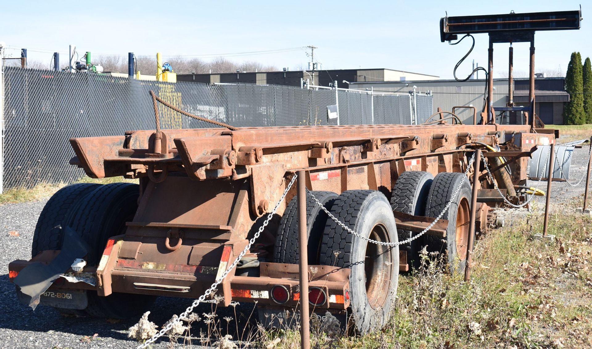 CHAGNON CT704 TRIAXLE 40' ROLL-OFF TRAILER, VIN 2C9SH1GC6WV057234 (NOT IN SERVICE) - Image 4 of 14