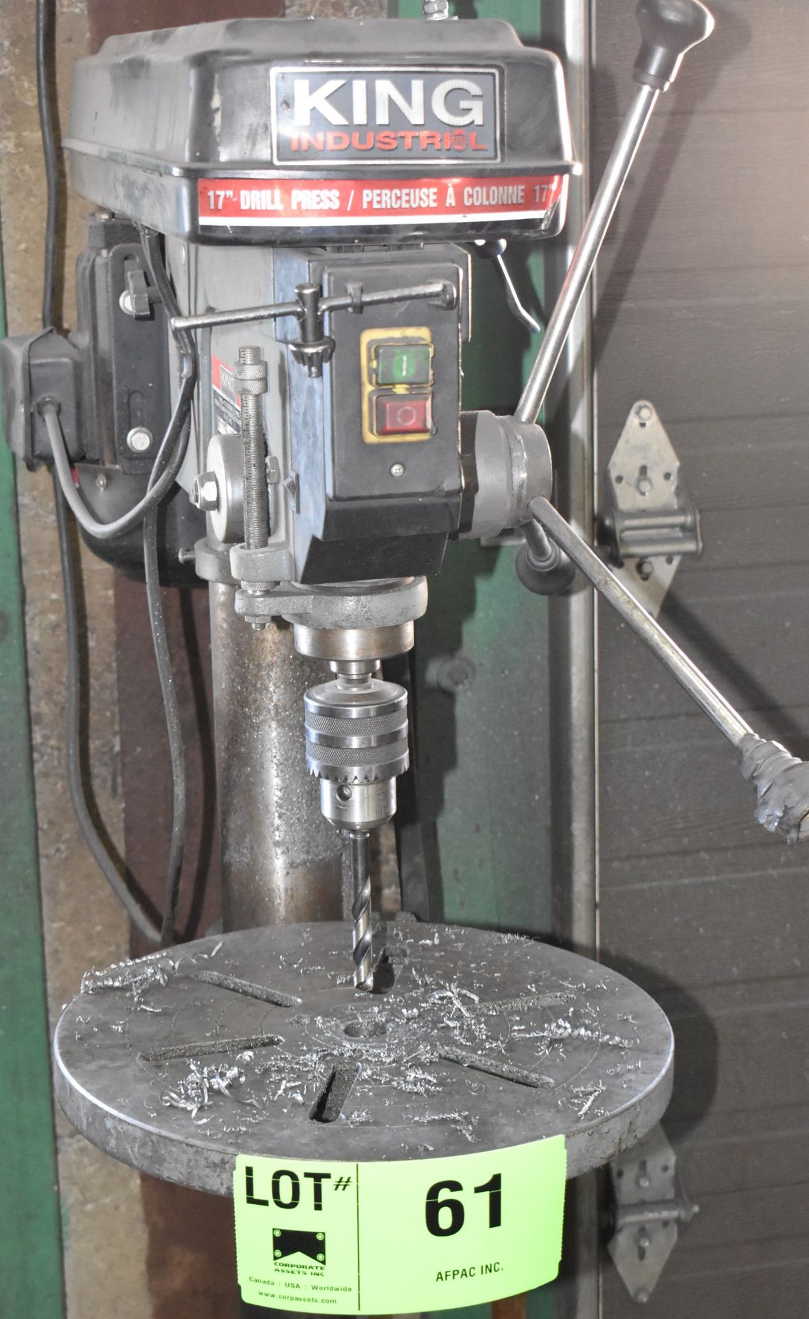 KING INDUSTRIAL (2015) KC-118FC 16-SPEED 17" FLOOR-TYPE DRILL PRESS WITH MT#2 SPINDLE, S/N 548215 - Image 2 of 5