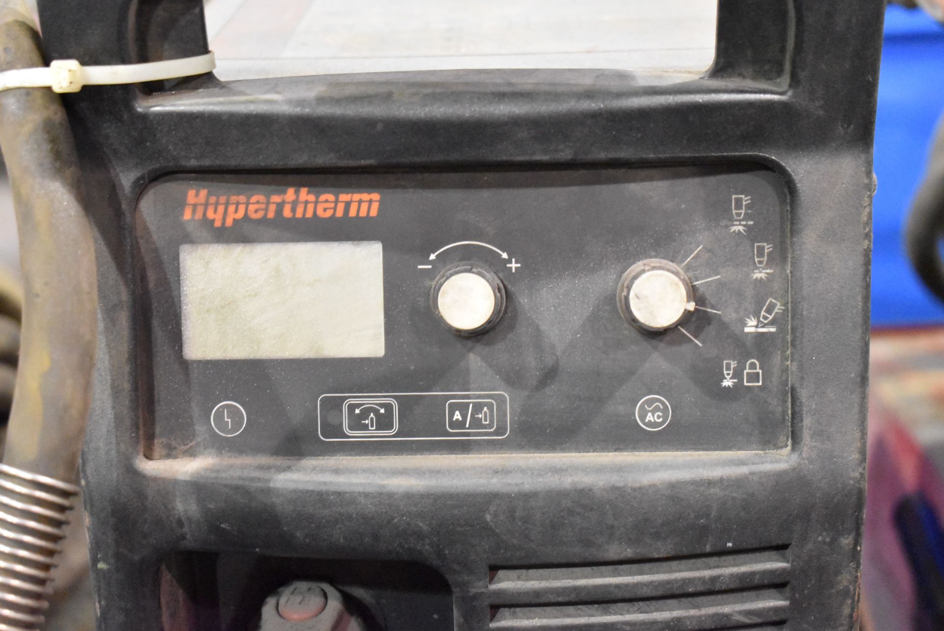 HYPERTHERM POWERMAX 65 PLASMA CUTTING SYSTEM WITH CABLES AND GUN, S/N 65-060938 - Image 3 of 5