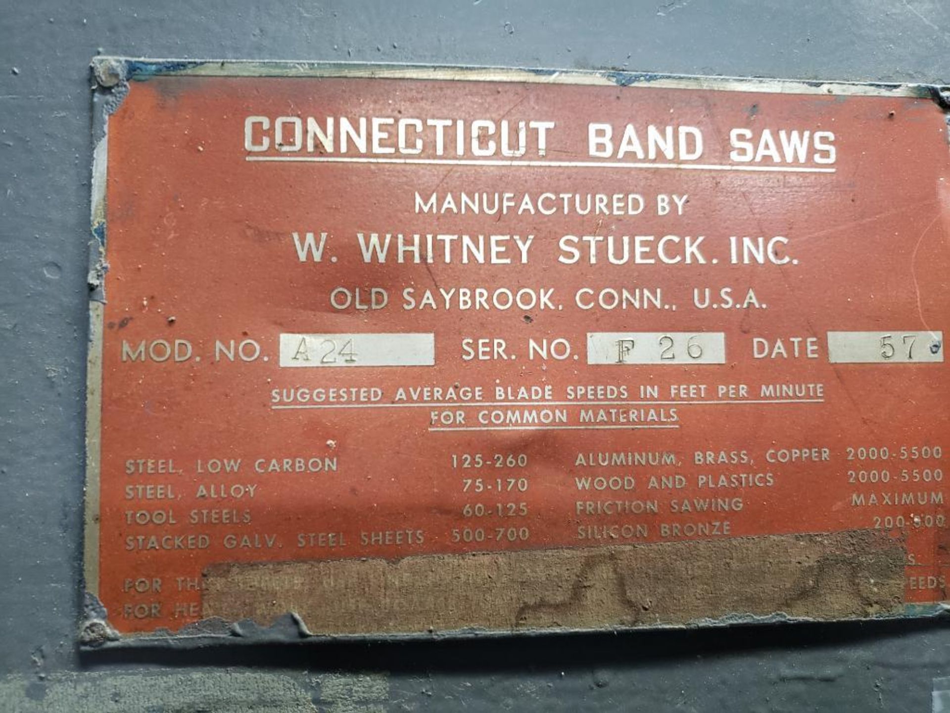 Connecticut Band Saw - Image 2 of 2