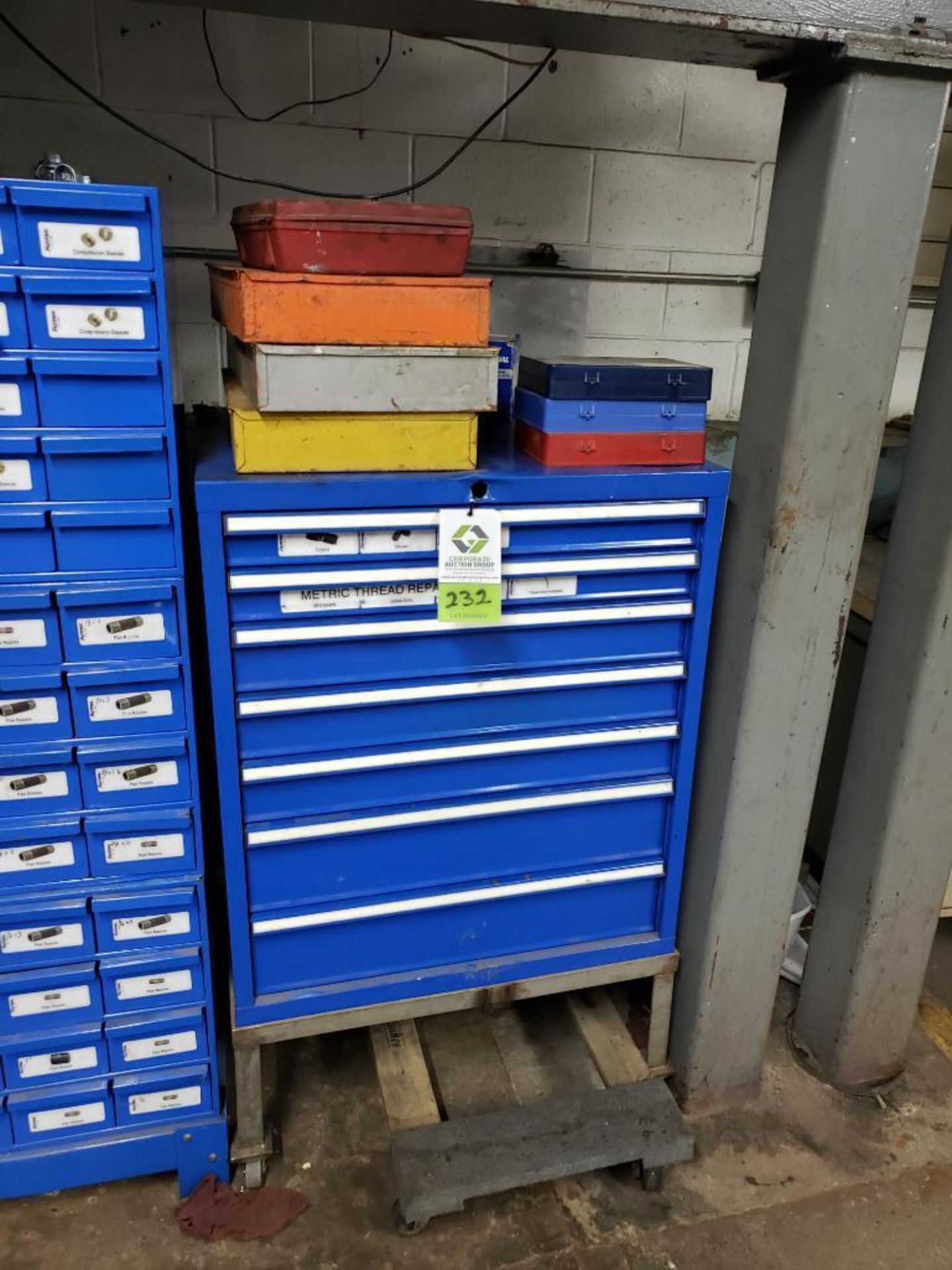 Fastenal Parts Storage Cabinet w/Contents