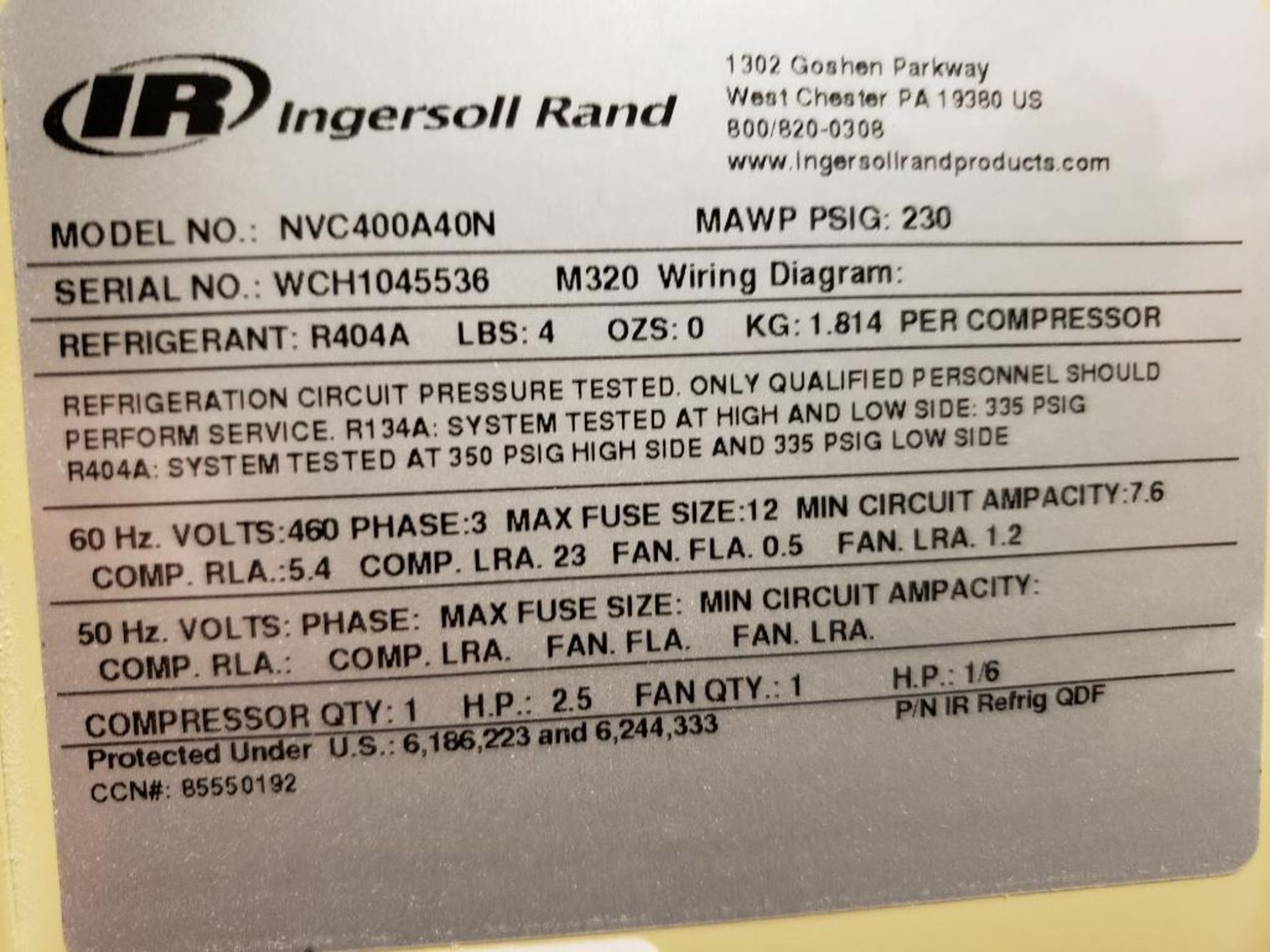 Ingersoll Rand Air Dryer - Image 2 of 2