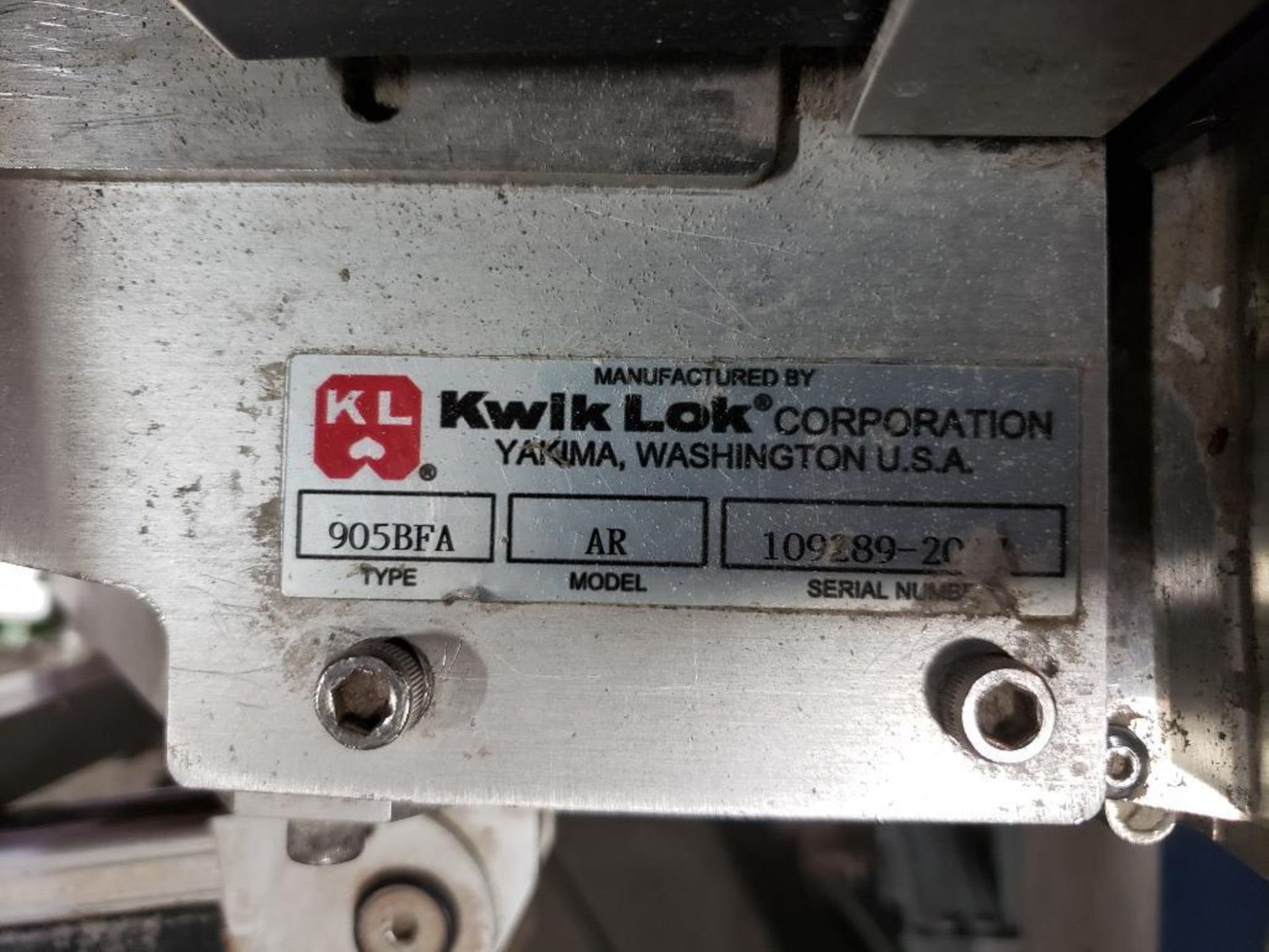 Kwik Lok Bag Closing Machine - Image 2 of 5